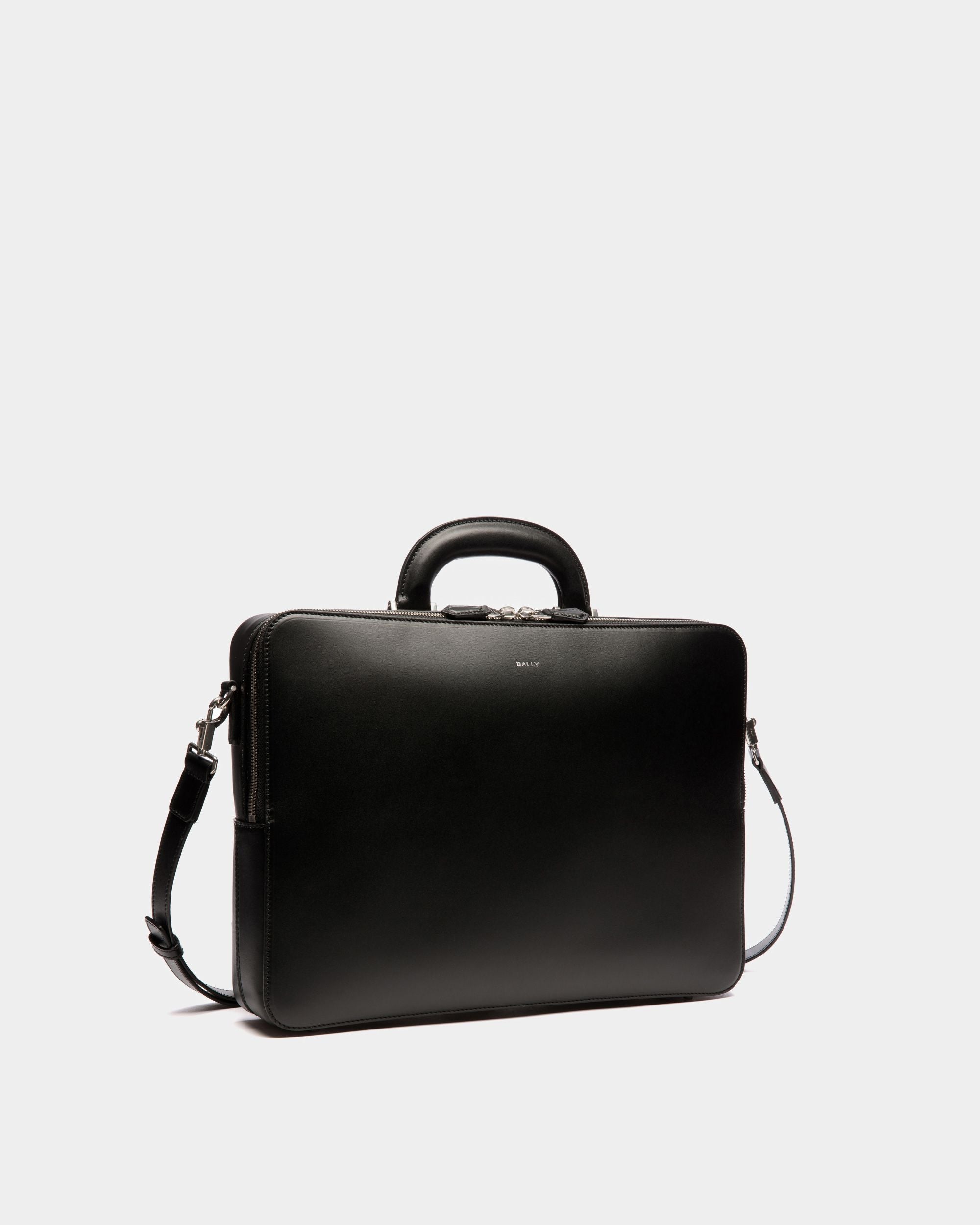Busy Bally Aktentasche Aus Schwarzem Leder - Herren - Bally - 03