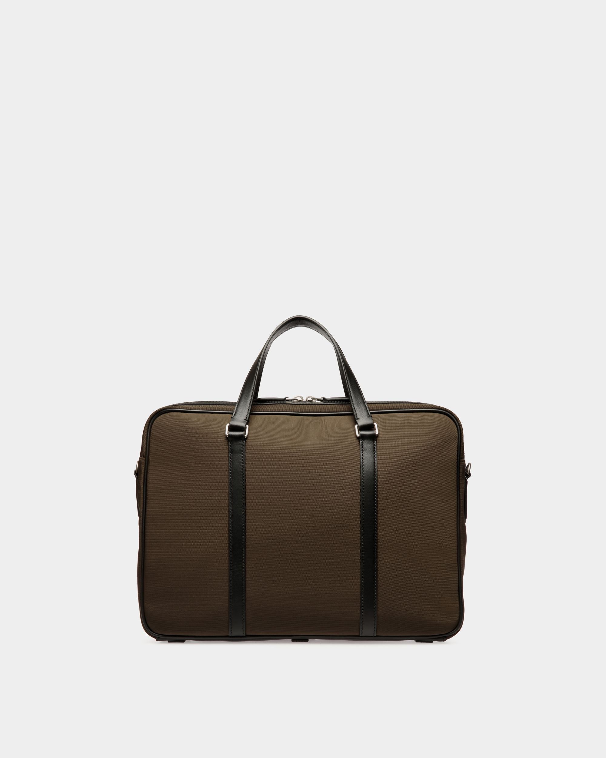 Code Aktentasche Aus Nylon In Military Green - Herren - Bally - 02