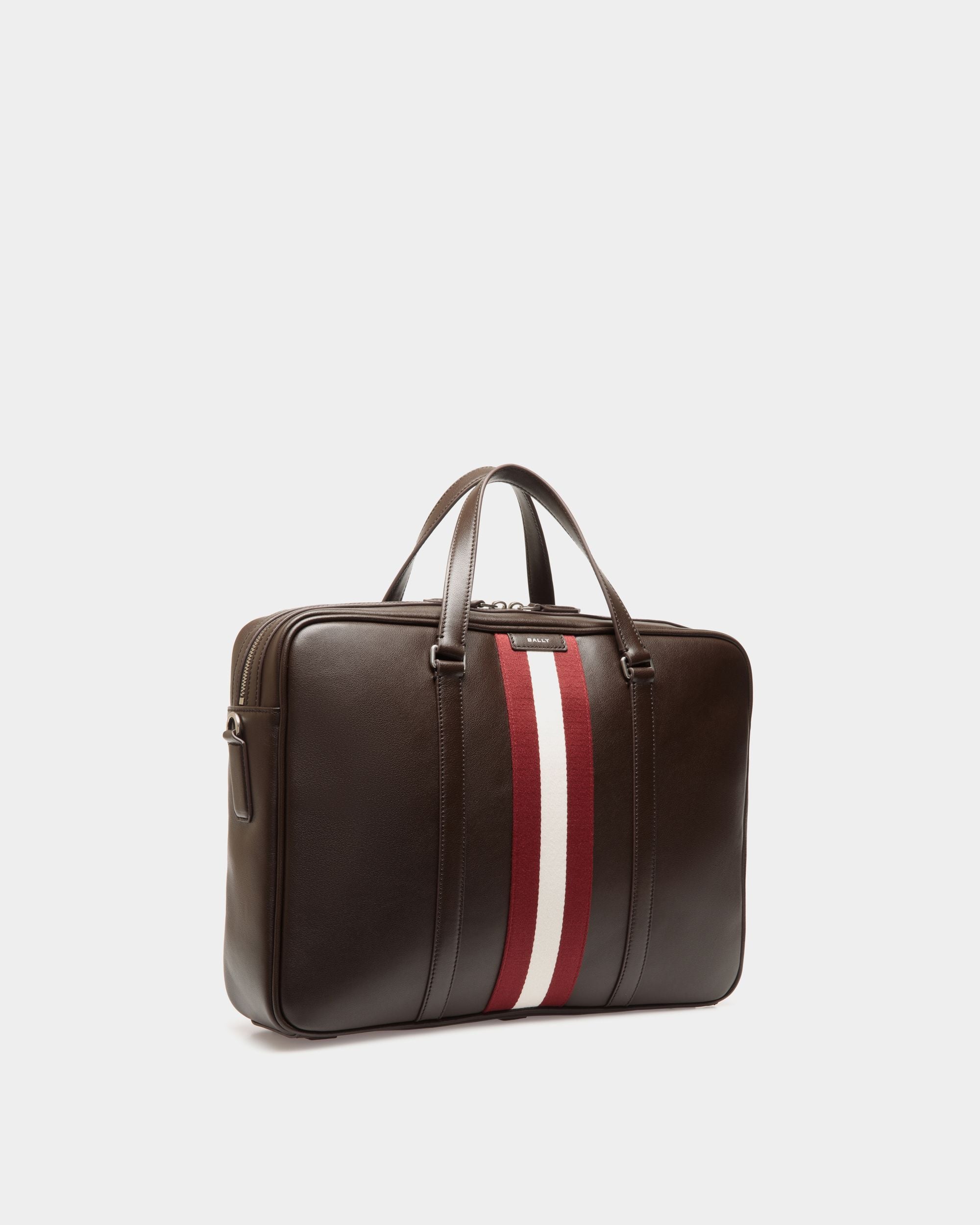 Aktentasche Code Aus Leder In Ebenholzschwarz - Herren - Bally - 04