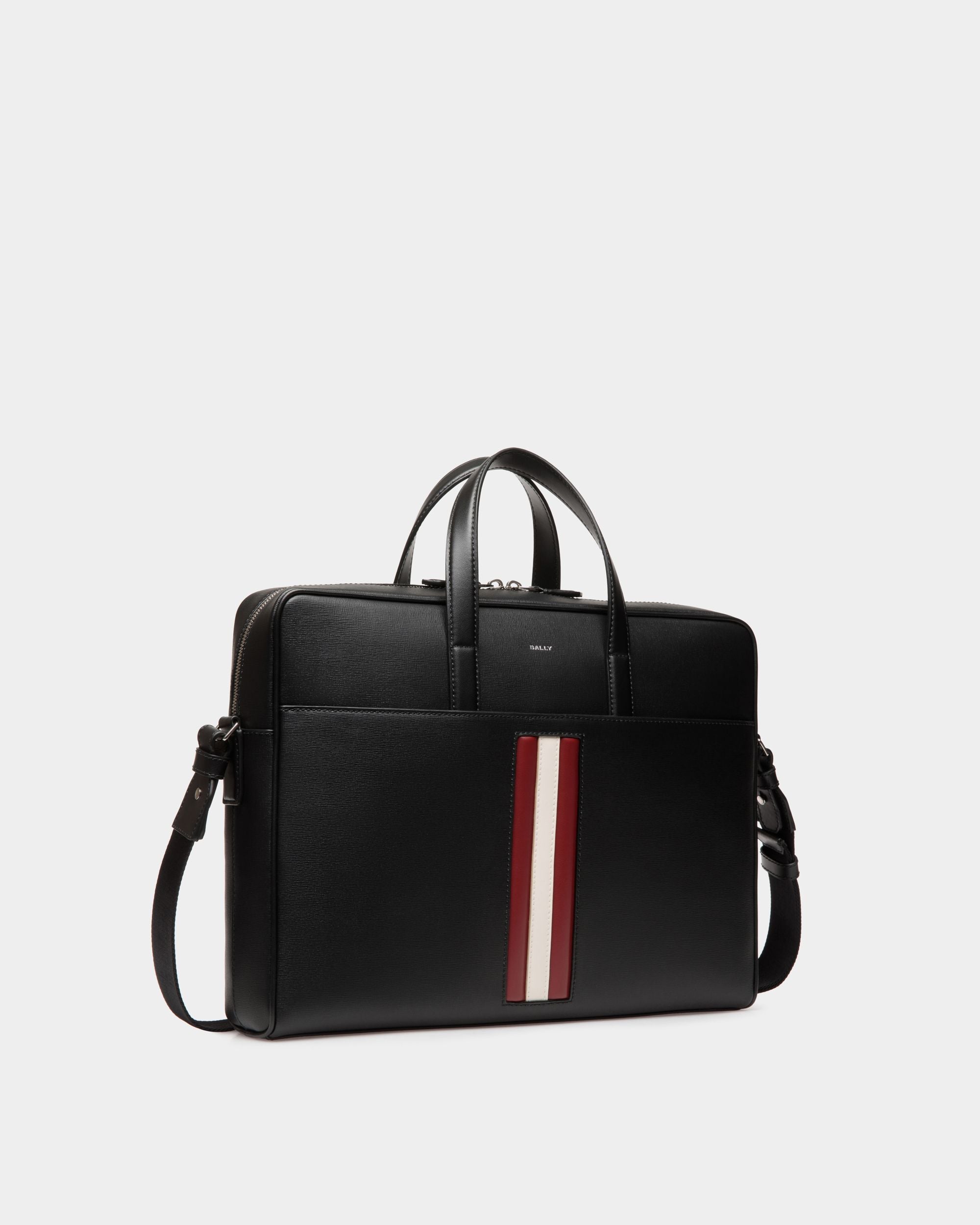 Mythos Aktentasche Aus Recyceltem Leder In Schwarz - Herren - Bally - 04
