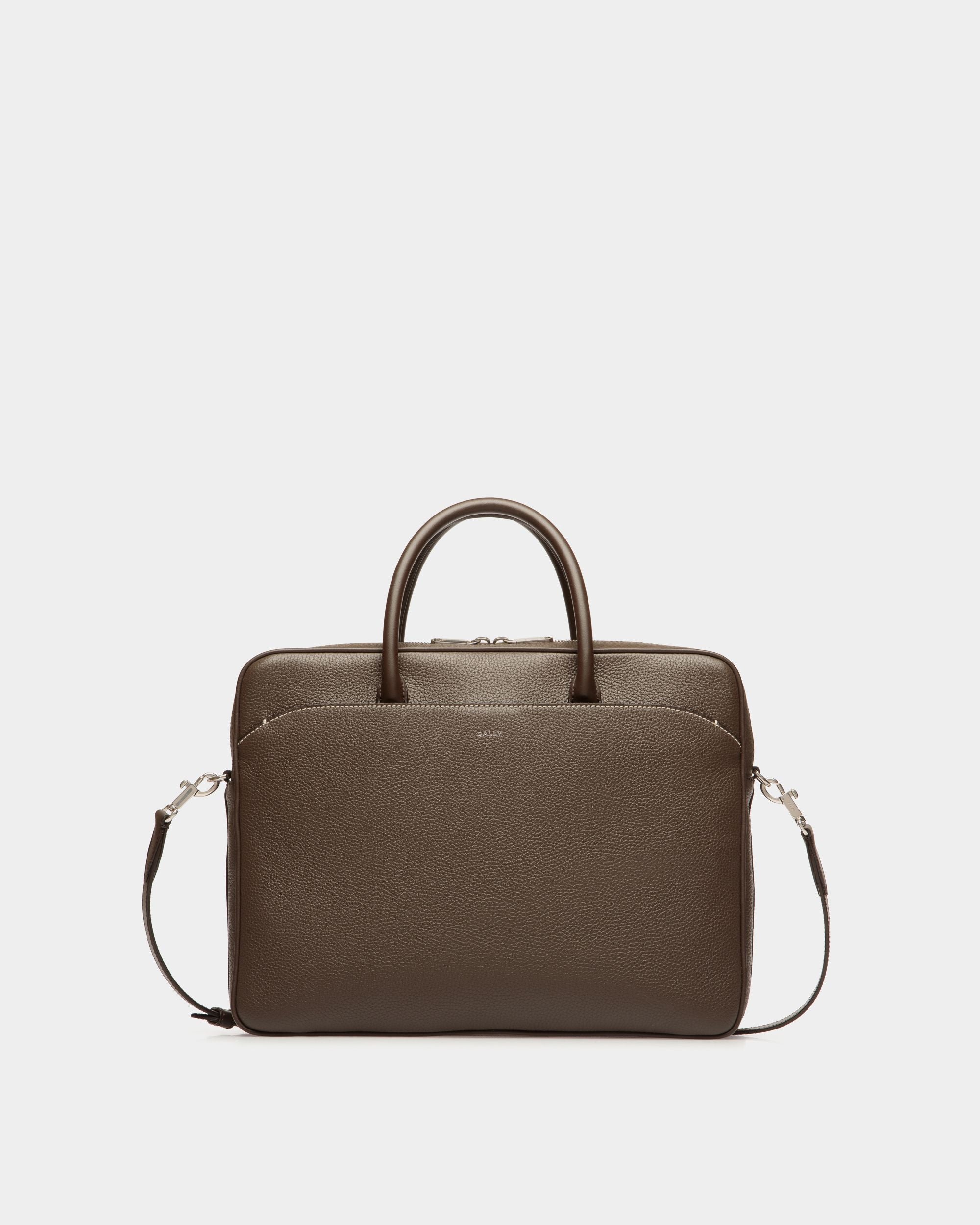 Oeden Aktentasche Aus Leder In Ebenholzschwarz - Herren - Bally - 01