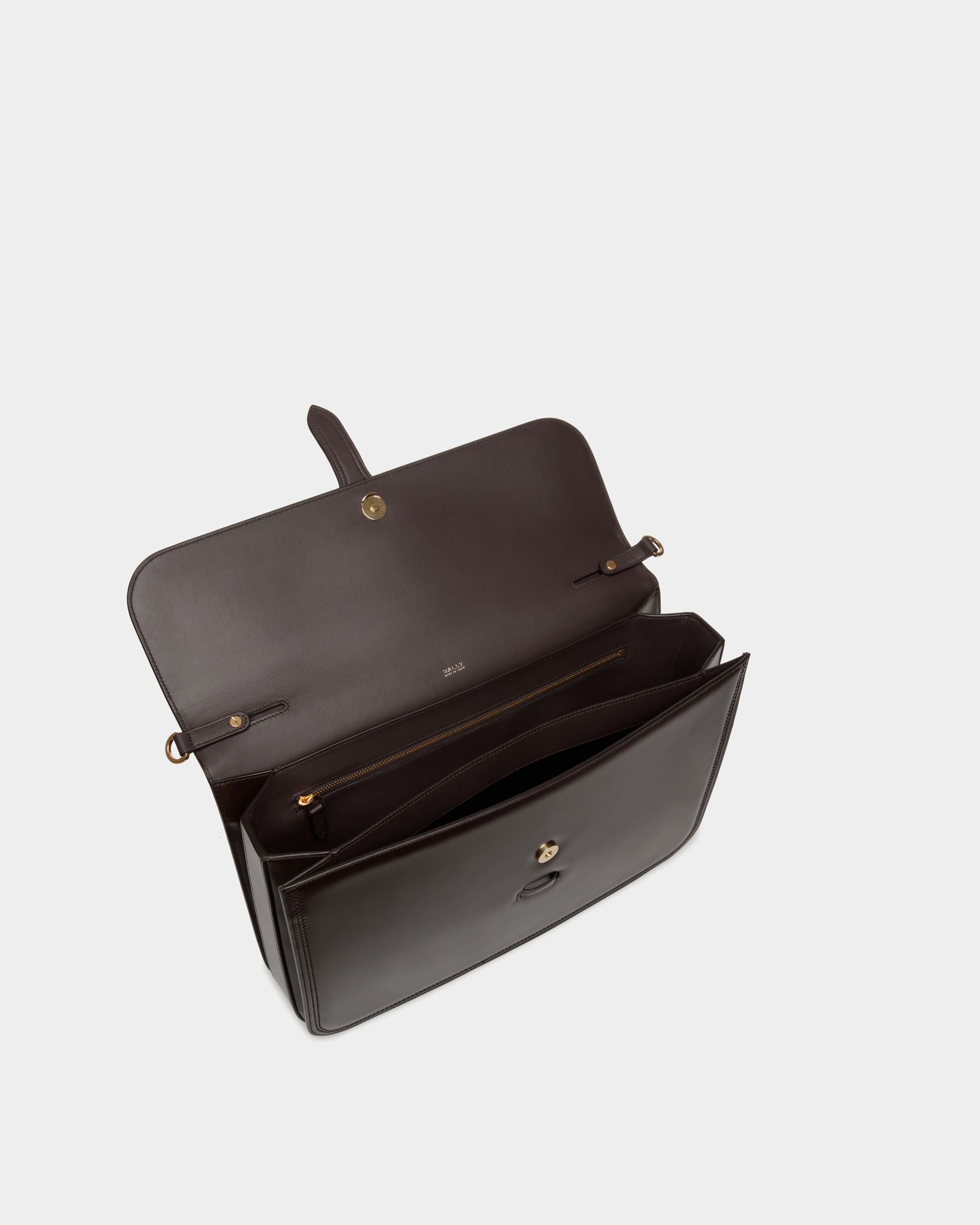 Beckett Briefcase In Ebano Leather - Herren - Bally - 05