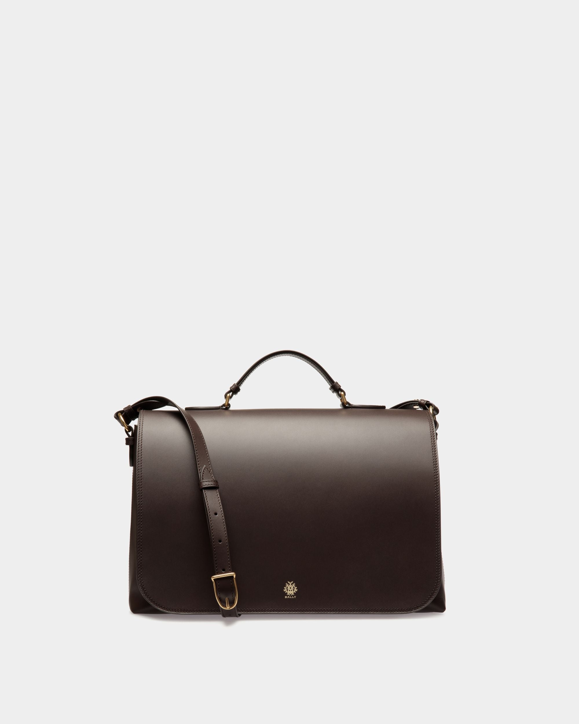 Ray Umhängetasche Aus Leder In Ebenholzschwarz - Herren - Bally - 01