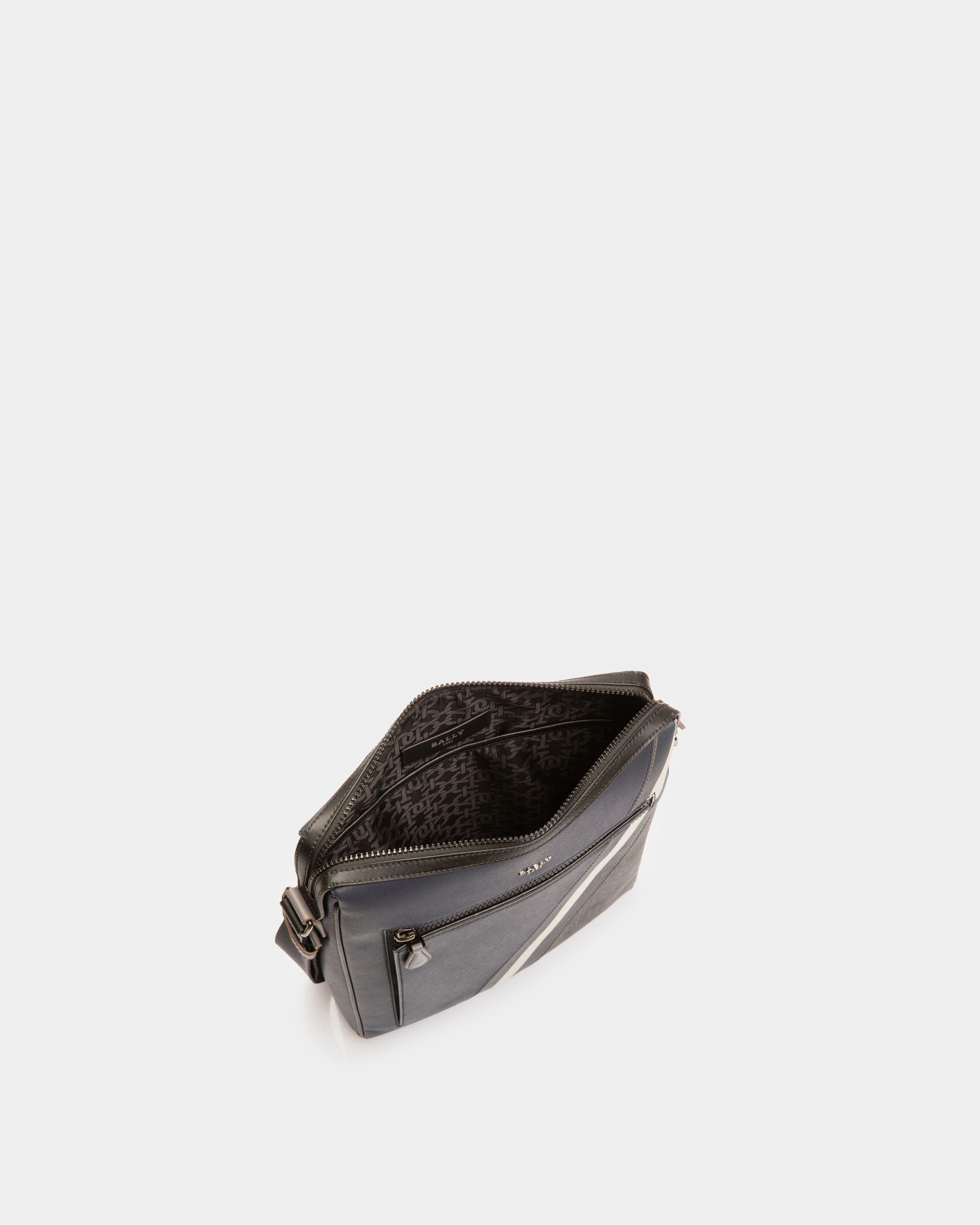 Mecoy Umhängetasche Aus Marineblauem Leder - Herren - Bally - 04