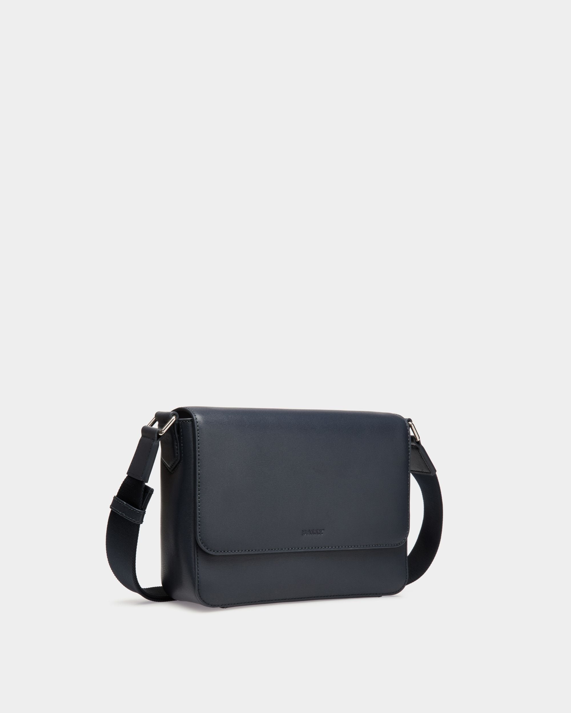 Shoulder Bag In Blue Leather - Herren - Bally - 03