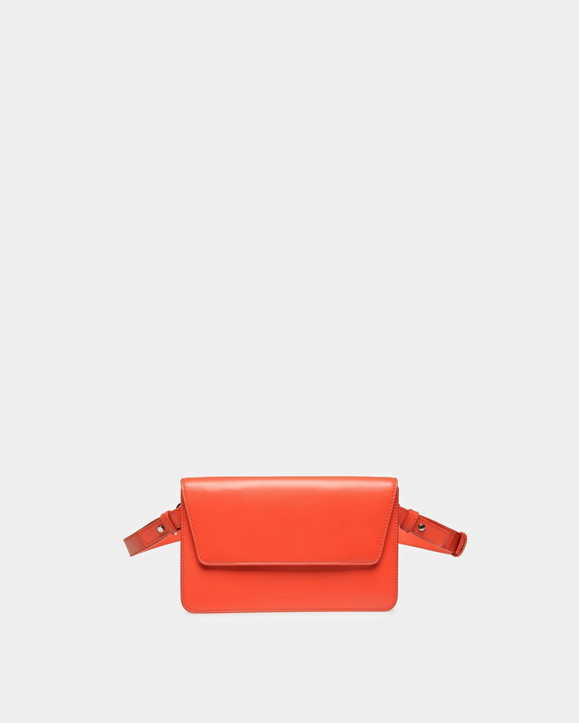 Acres Umhängetasche Aus Leder In Orange - Herren - Bally - 01