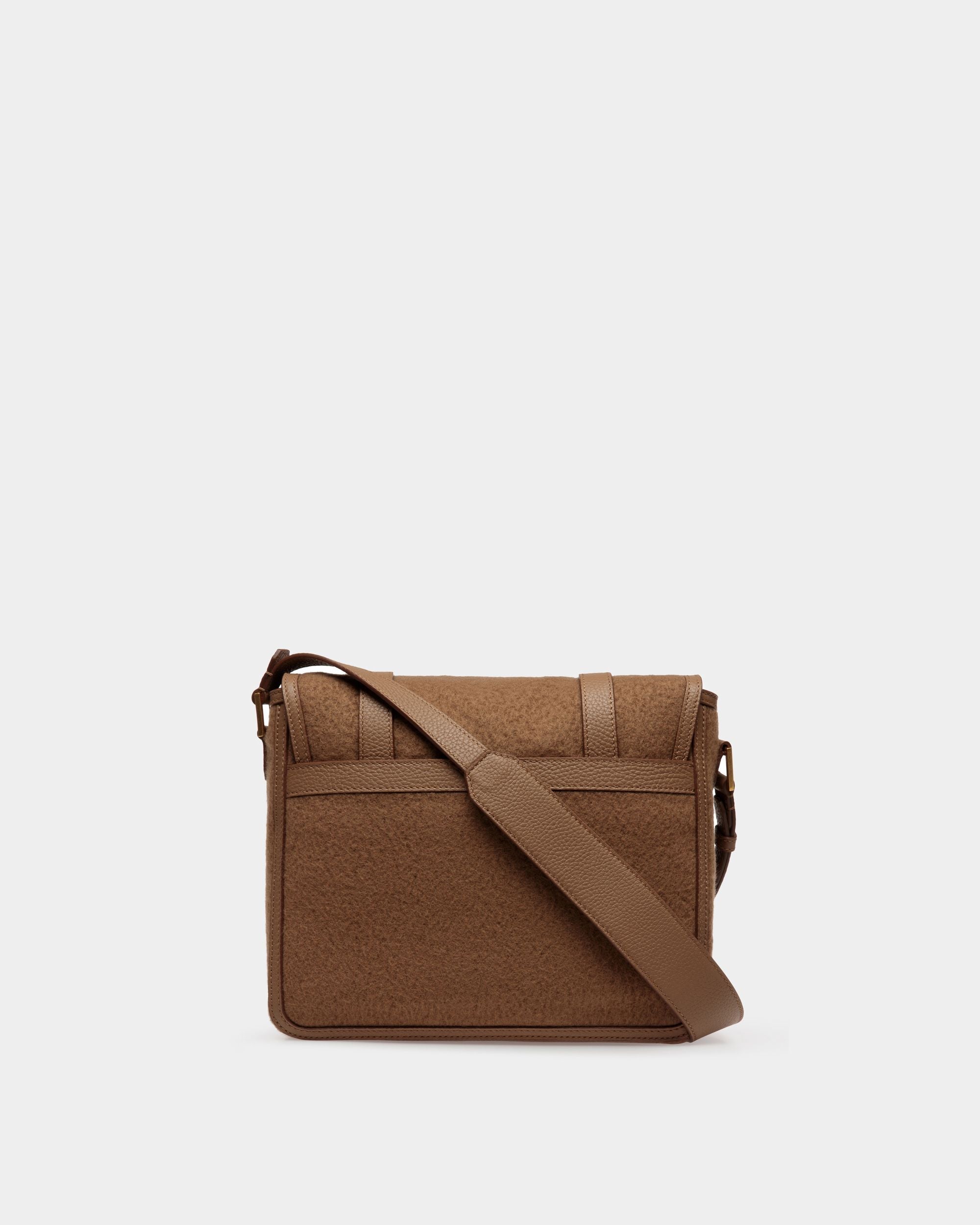 Gare Messenger-Tasche Aus Stoff Und Leder In Camel - Herren - Bally - 02