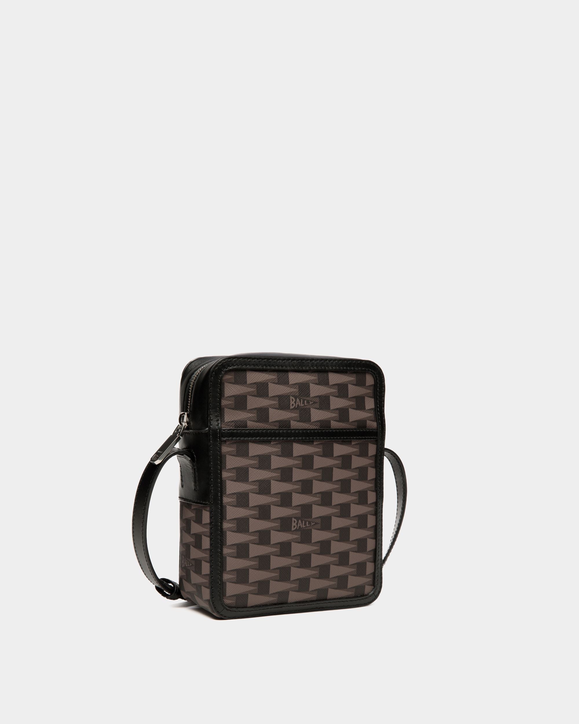Pennant Crossbody Bag in Black Pennant Motif - Herren - Bally - 03
