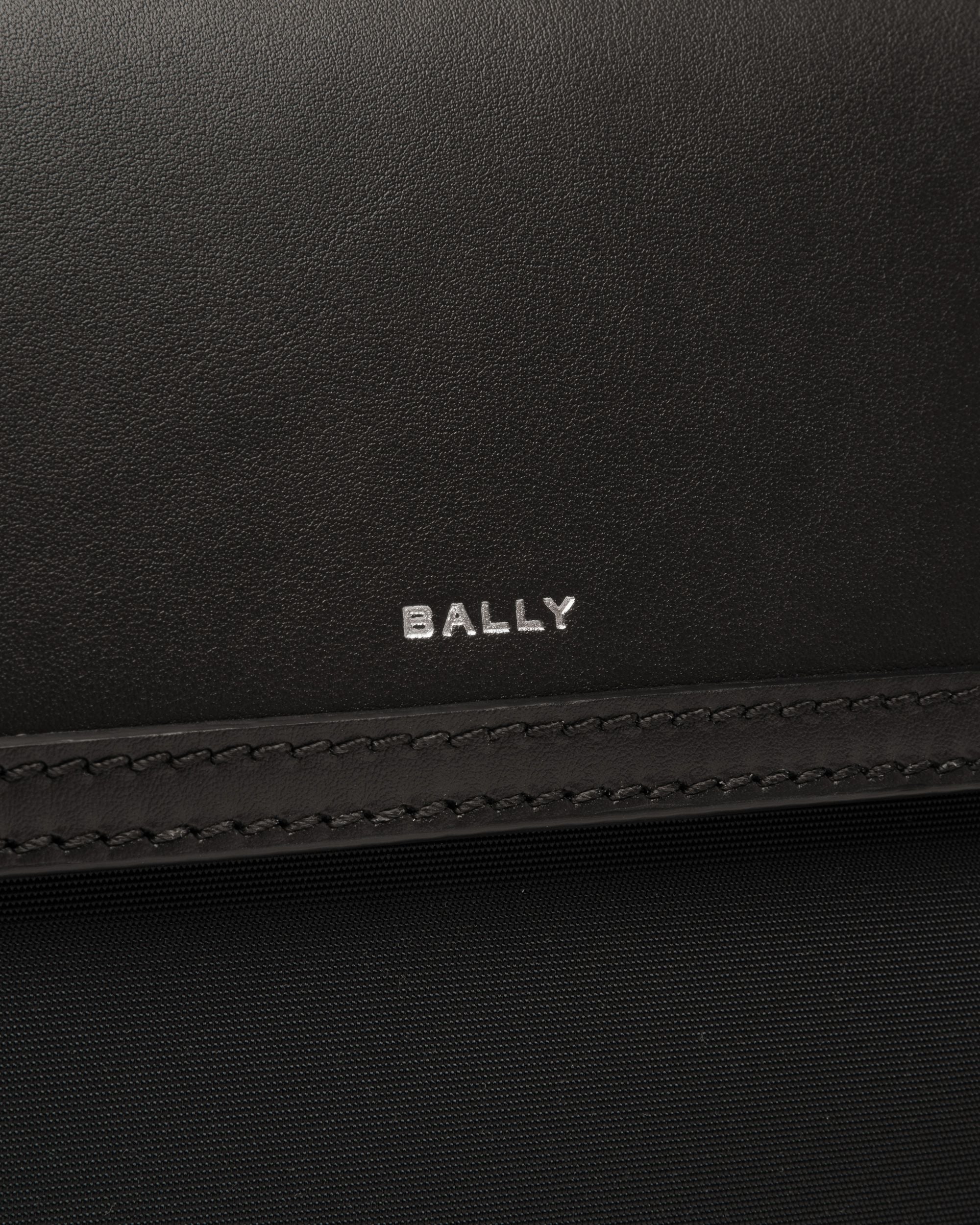 Spin Umhängetasche Aus Schwarzem Leder - Herren - Bally - 04