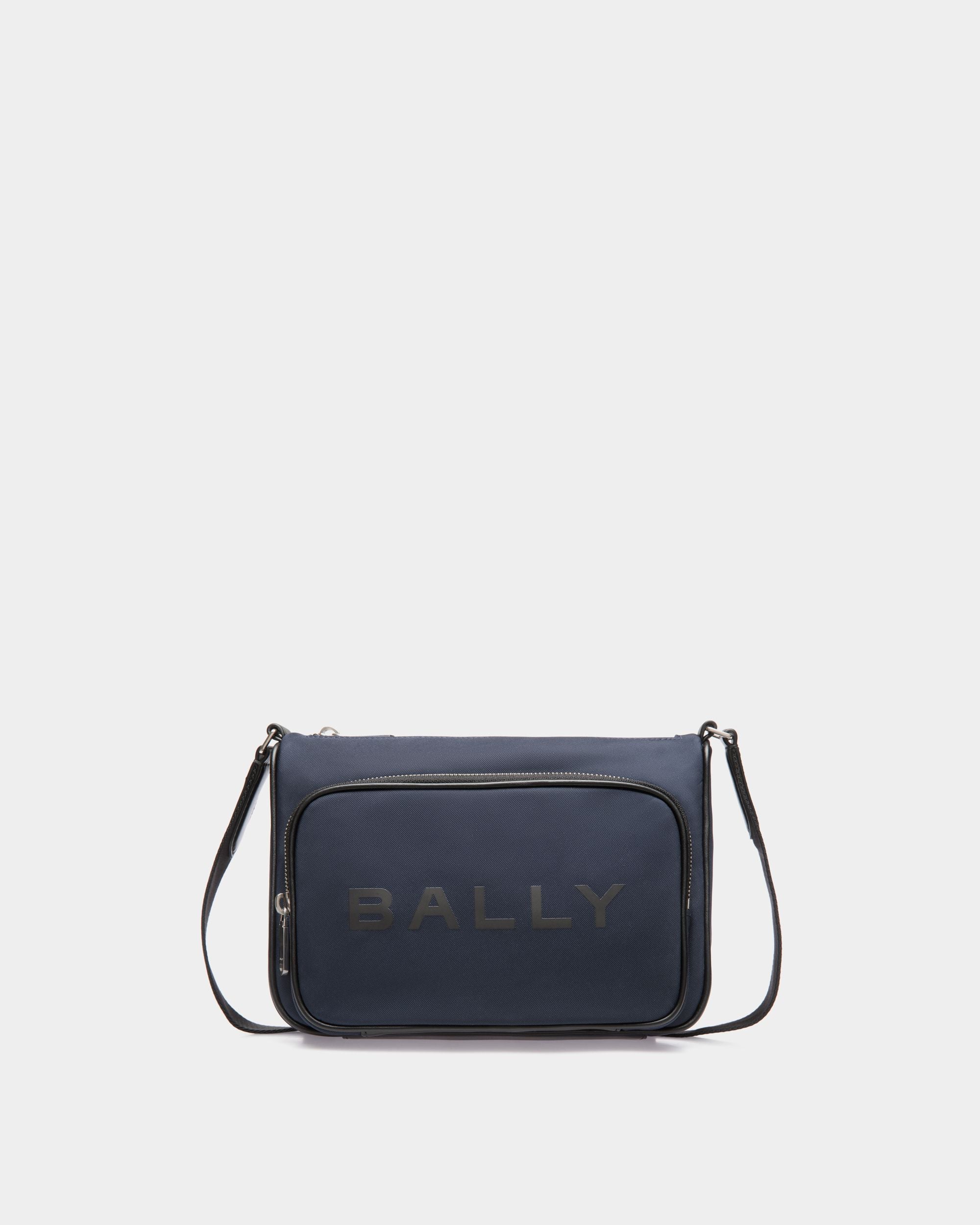 Bar Crossbody In Blue Nylon - Herren - Bally - 01