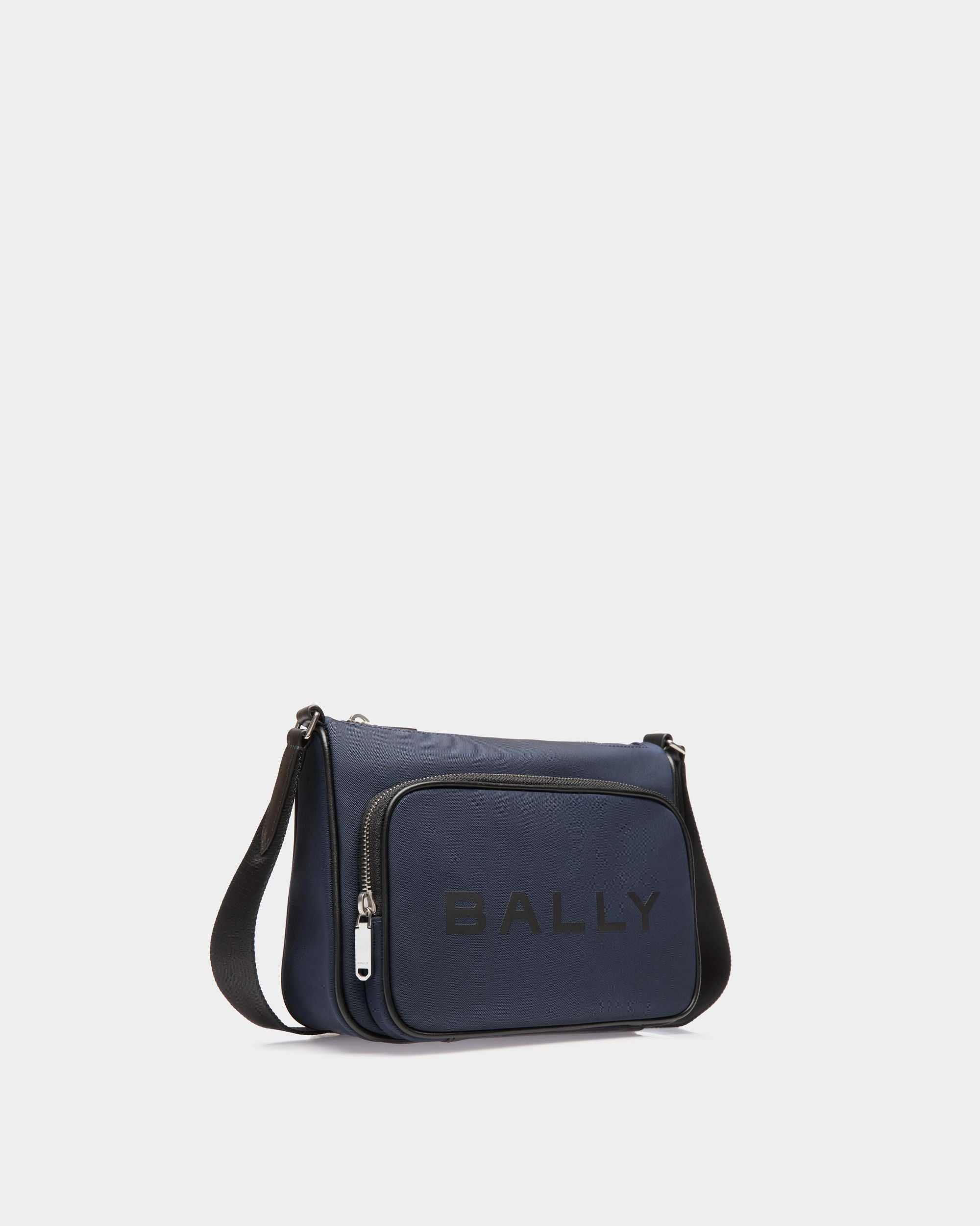 Bar Crossbody In Blue Nylon - Herren - Bally - 03