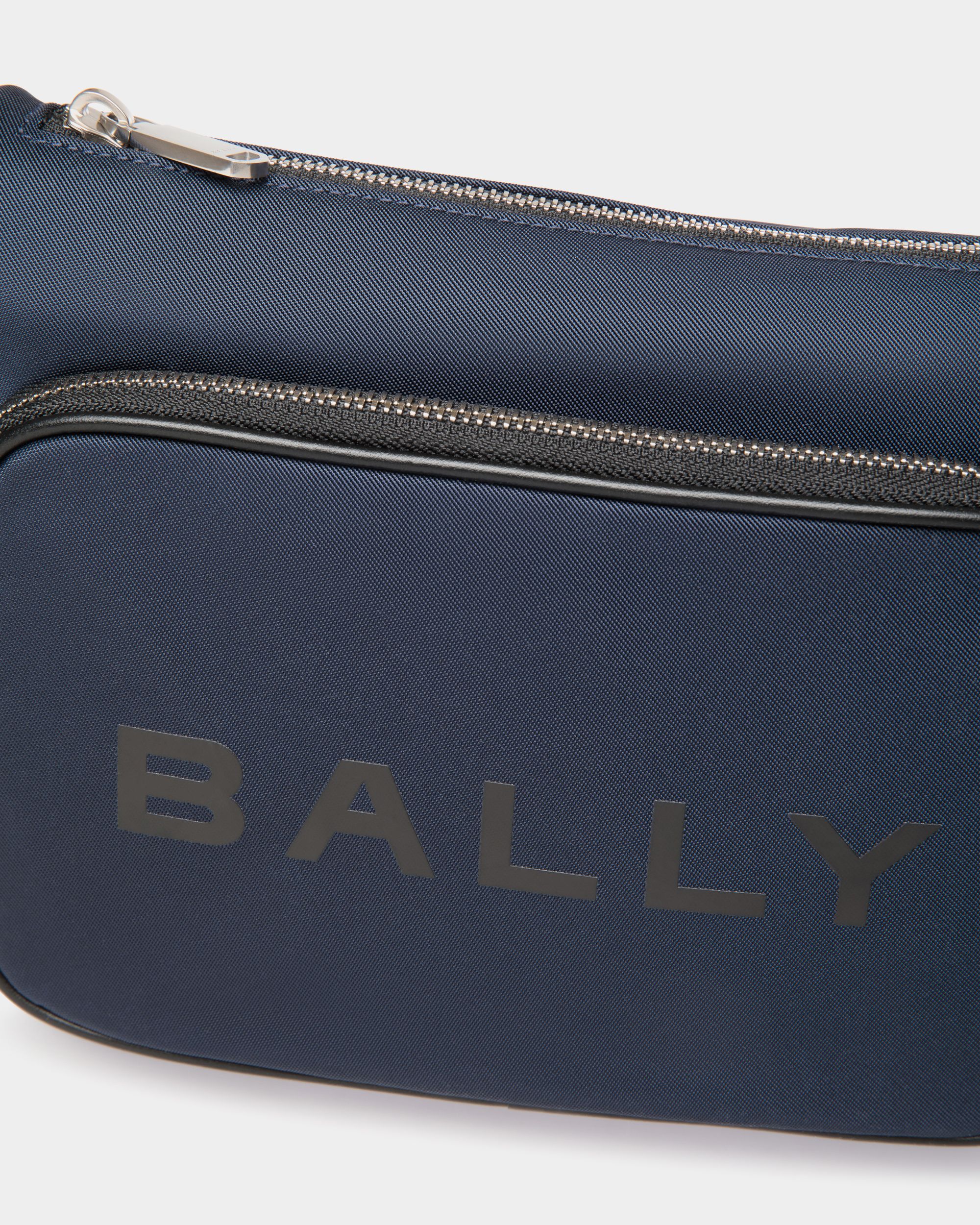 Bar Crossbody In Blue Nylon - Herren - Bally - 05