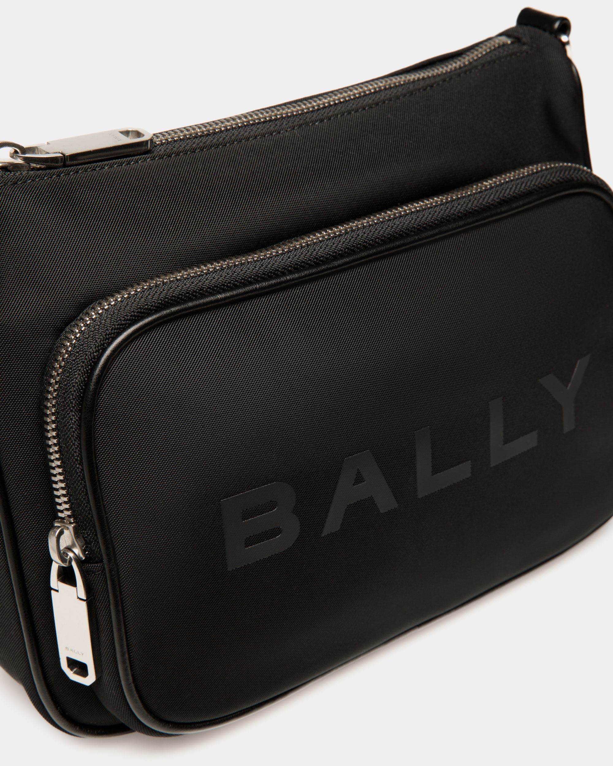 Bar Umhängetasche Aus Nylon Und Leder In Schwarz - Herren - Bally - 04