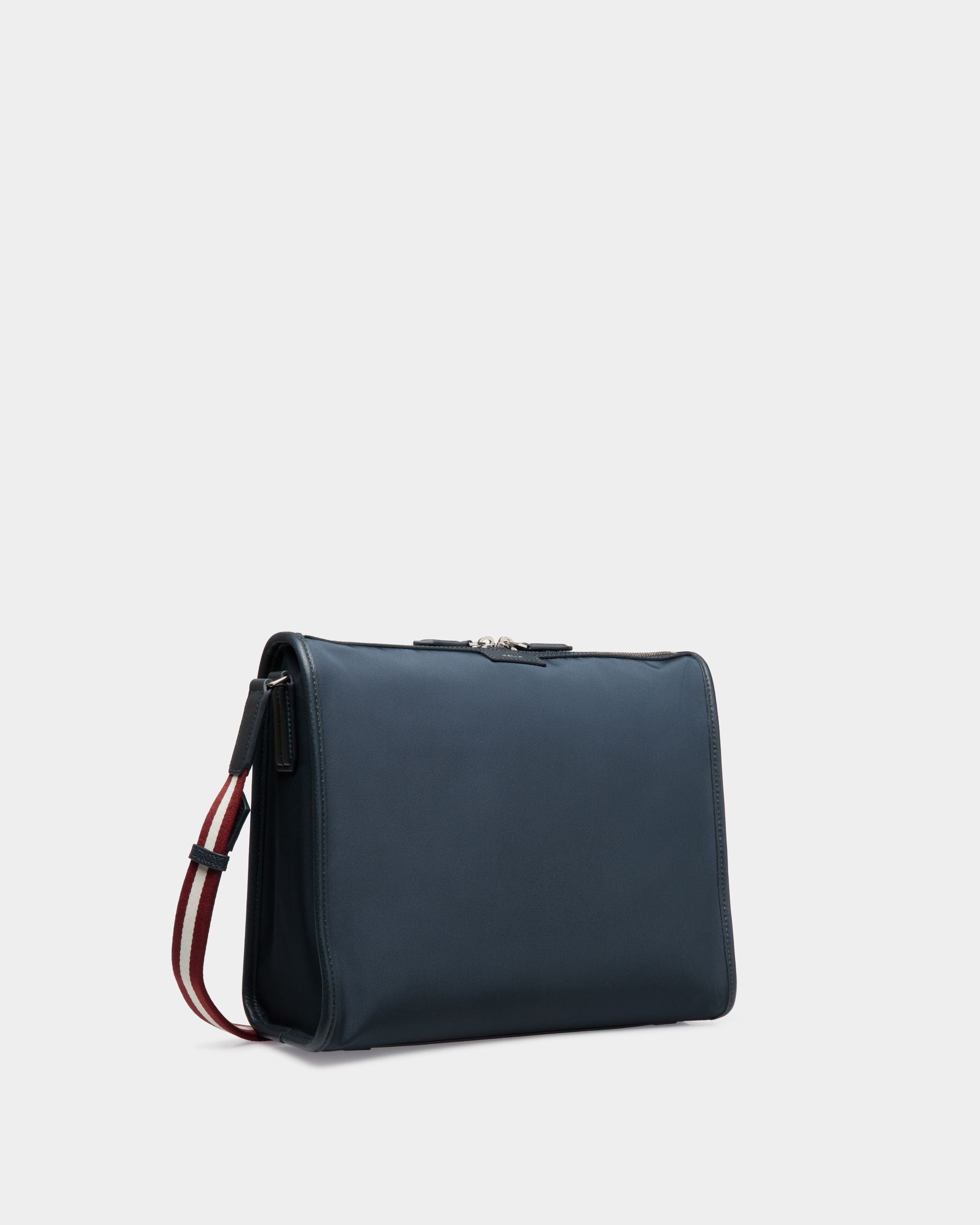 Code Umhängetasche Aus Nylon In Navy Blue - Herren - Bally - 03