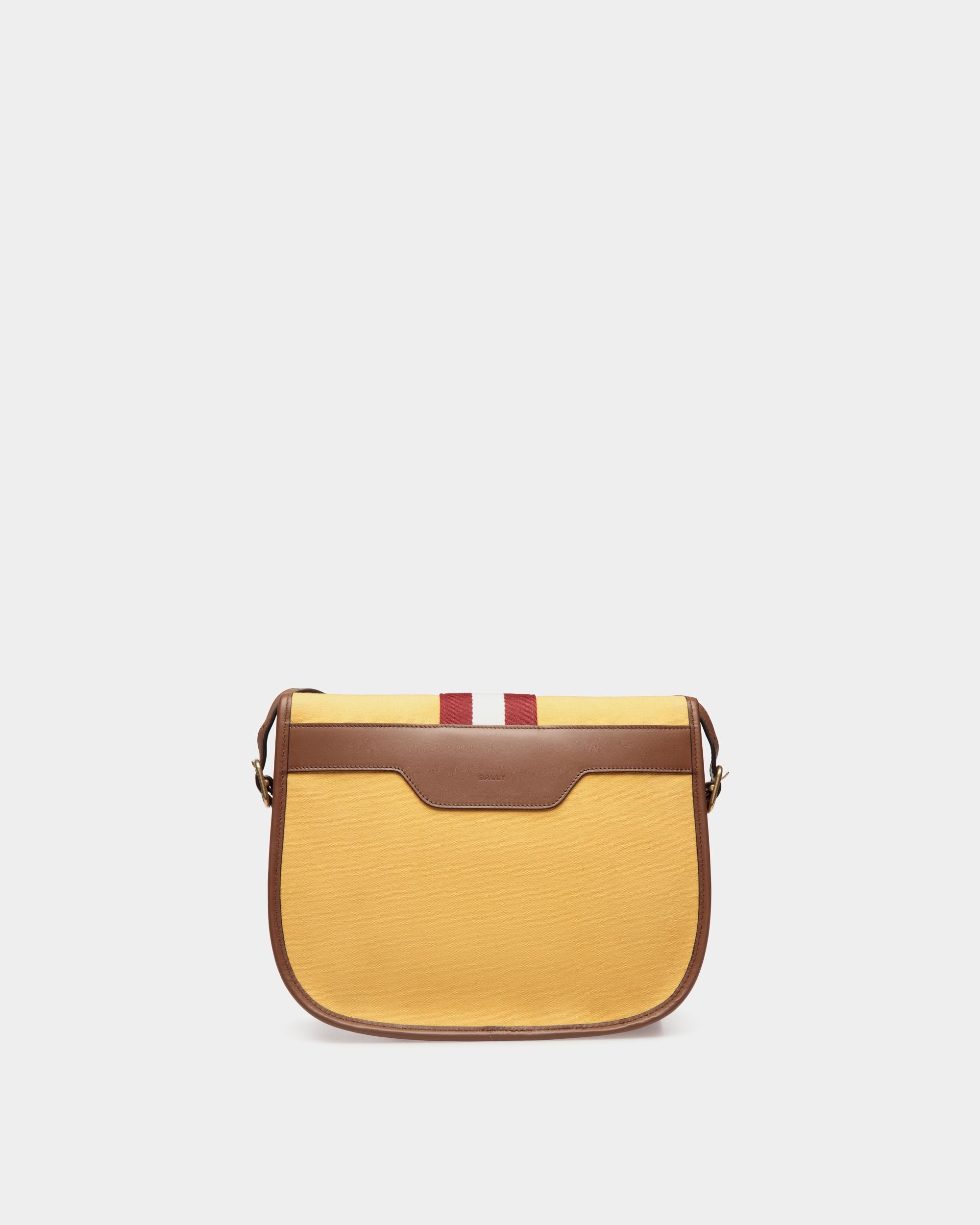 Beckett Shoulder Bag In Brown Fabric - Herren - Bally - 02