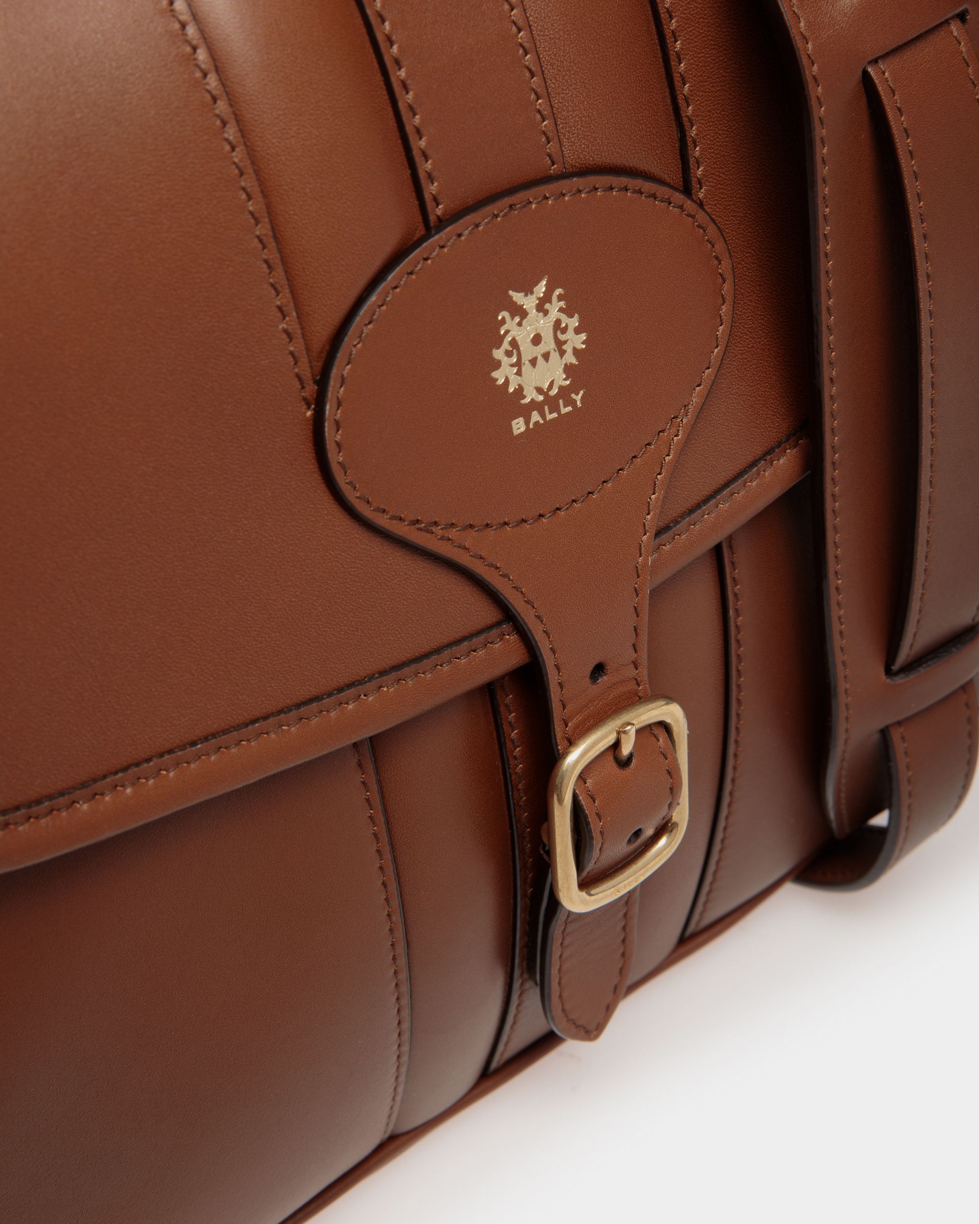 Beckett Umhängetasche Aus Leder In Braun - Herren - Bally - 05