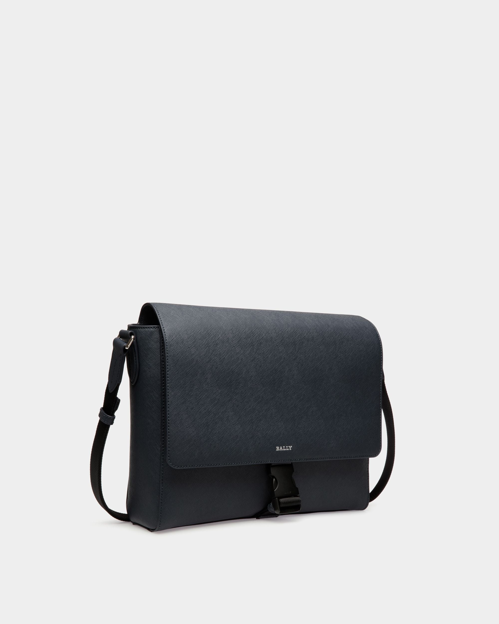 Messenger Bag In Blue Leather - Herren - Bally - 03
