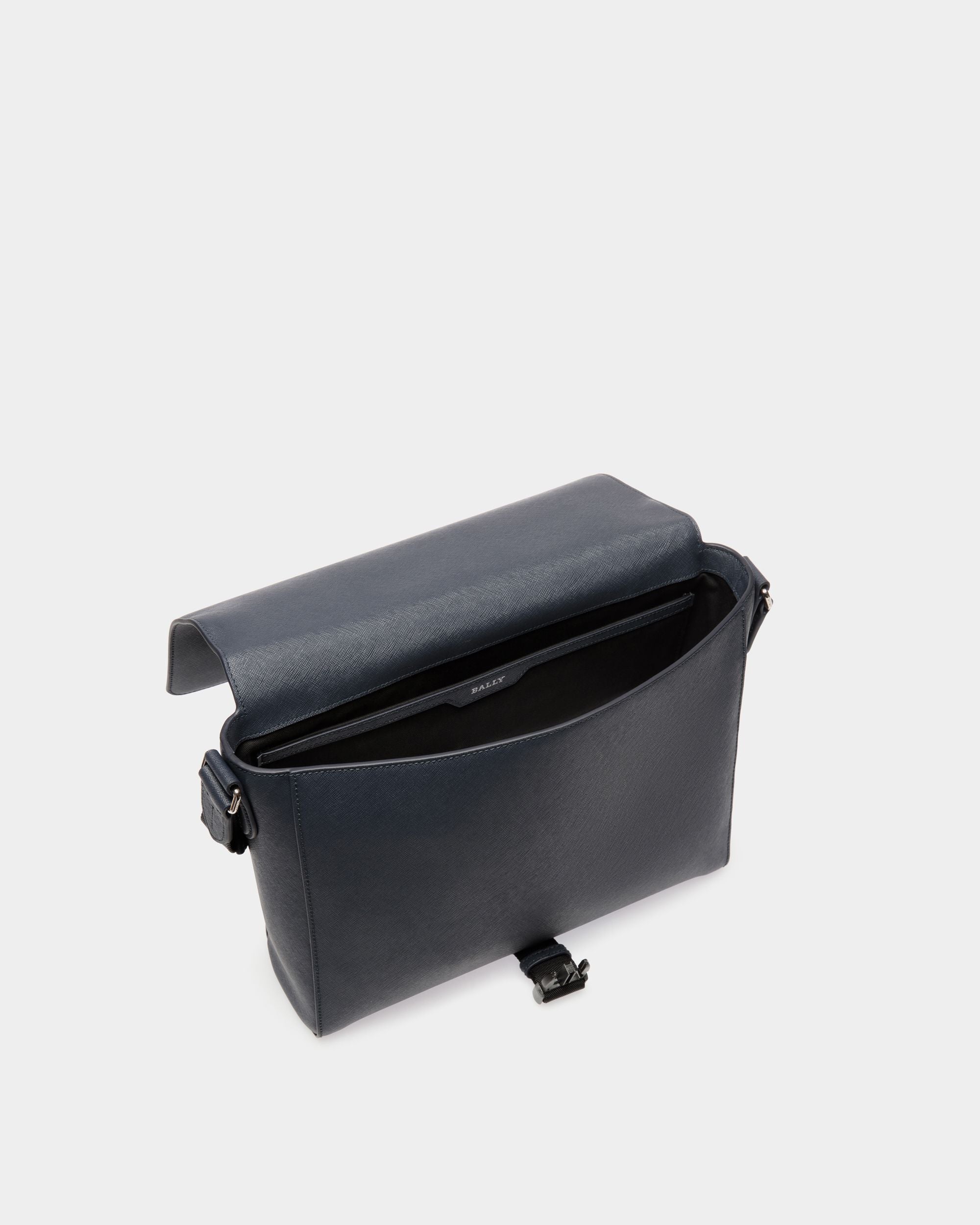 Messenger Bag In Blue Leather - Herren - Bally - 04