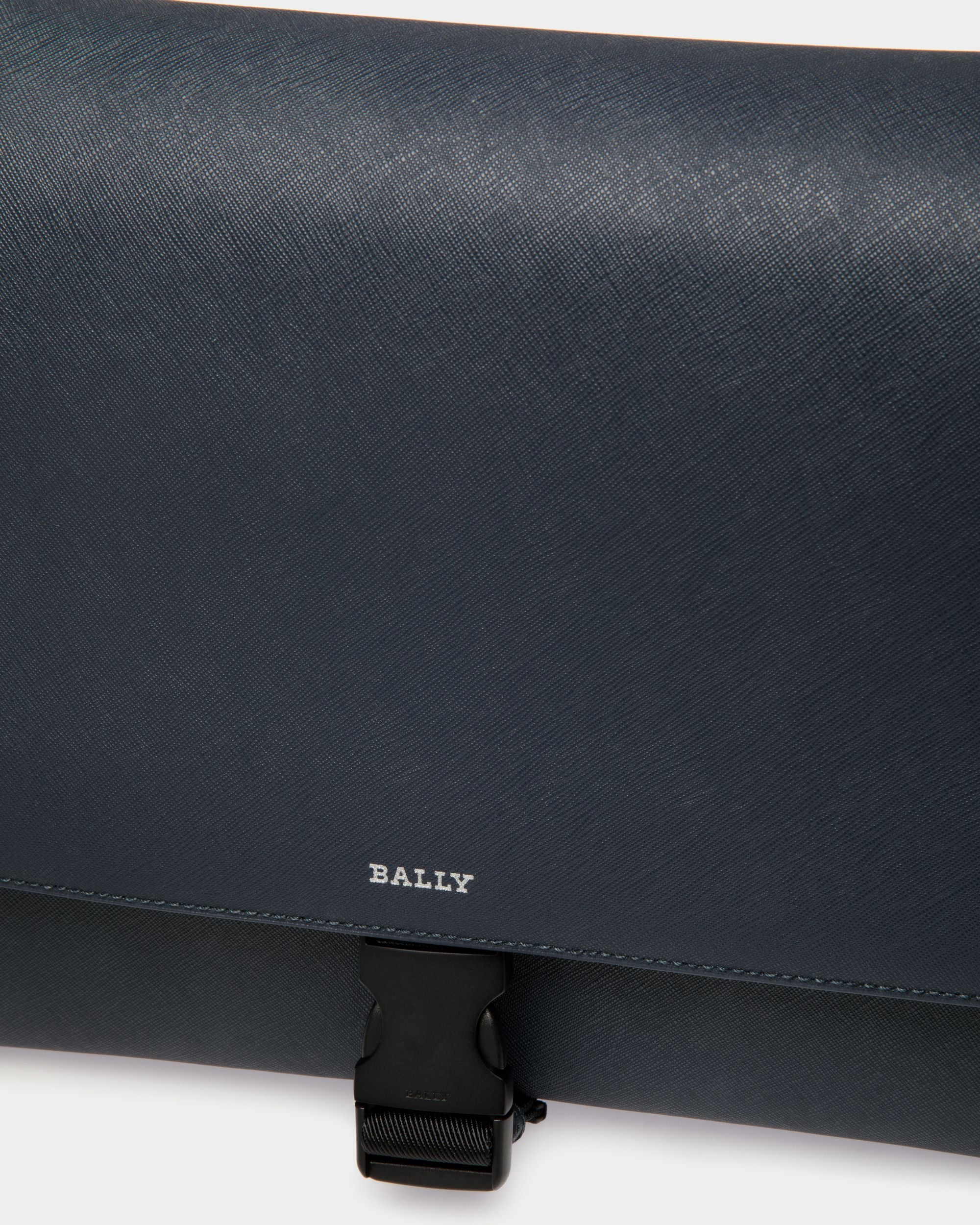 Messenger Bag In Blue Leather - Herren - Bally - 05