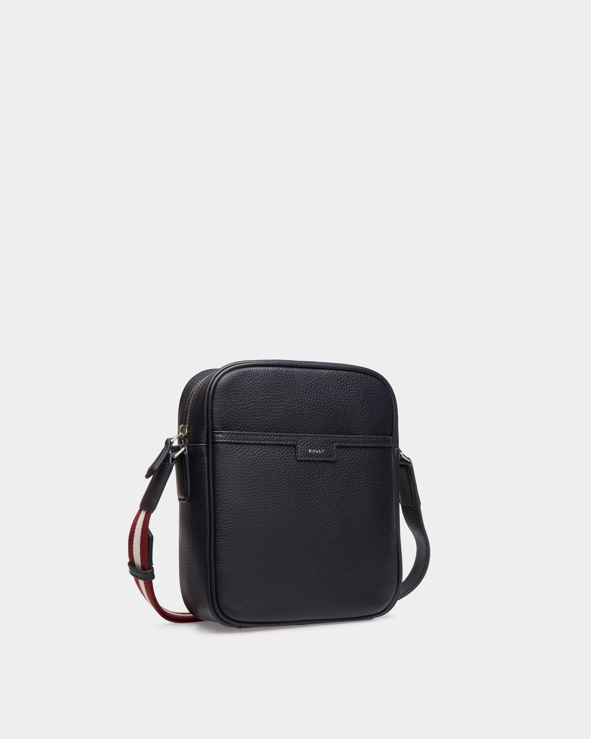 Code Crossbody In Blue Leather - Herren - Bally - 03