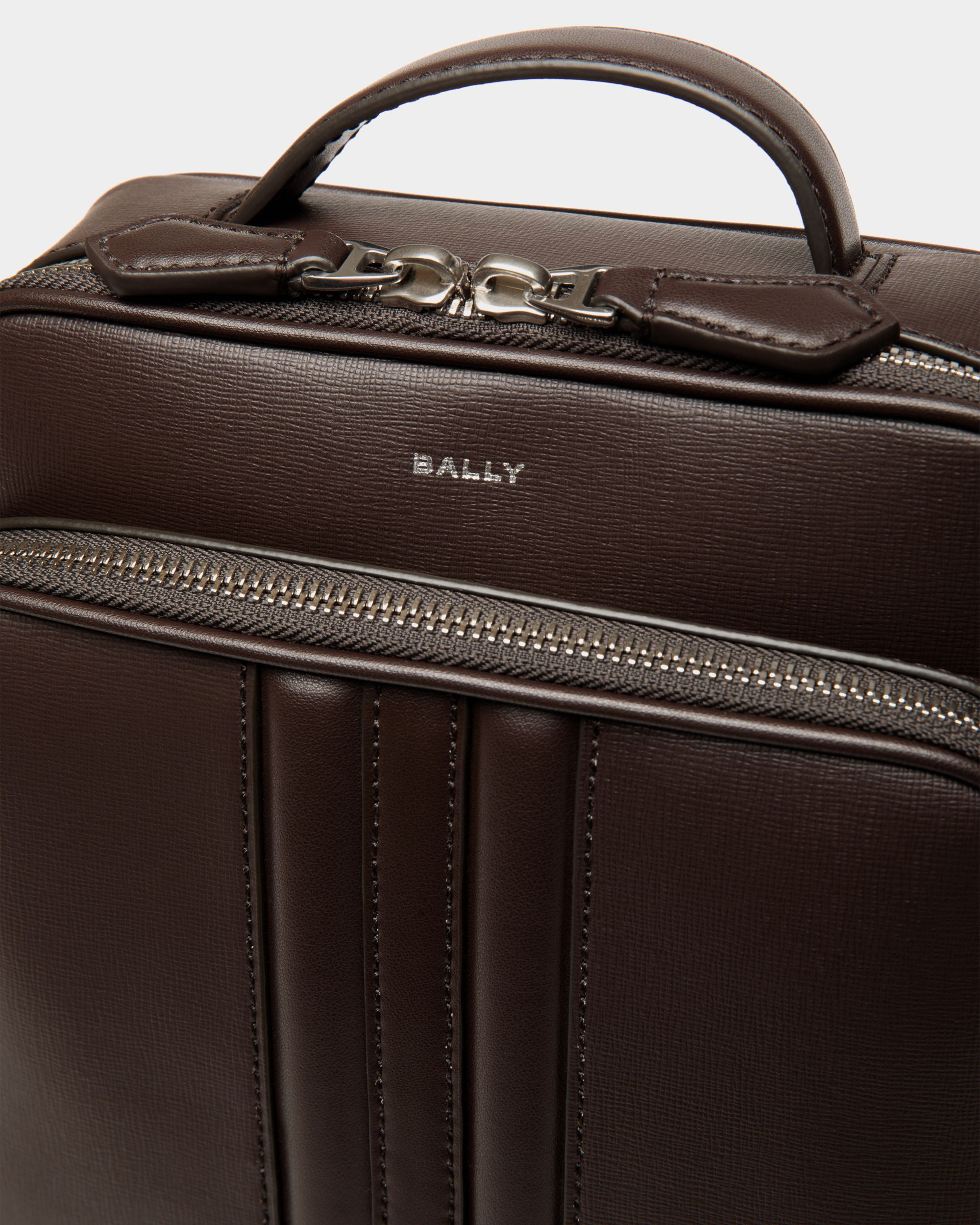 Mythos Umhängetasche Aus Recyceltem Leder In Ebenholzschwarz - Herren - Bally - 04