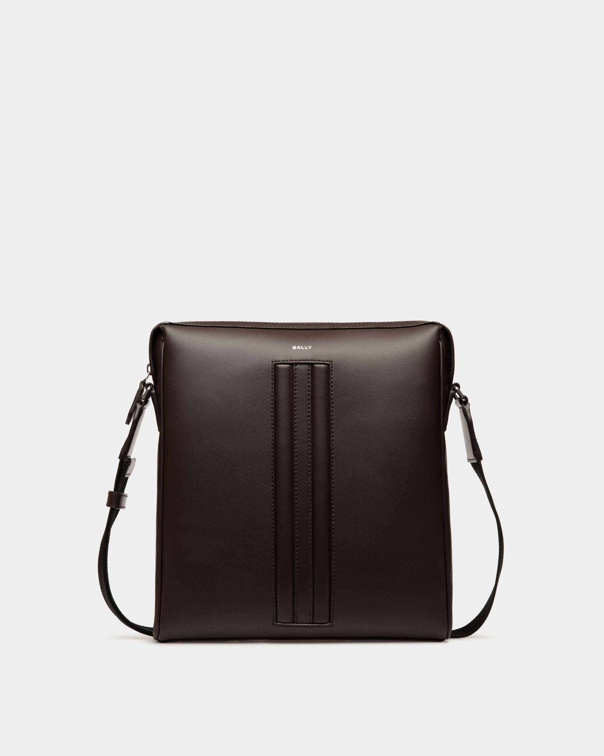 Mythos Umhängetasche Aus Recyceltem Leder In Ebenholzschwarz - Herren - Bally - 01