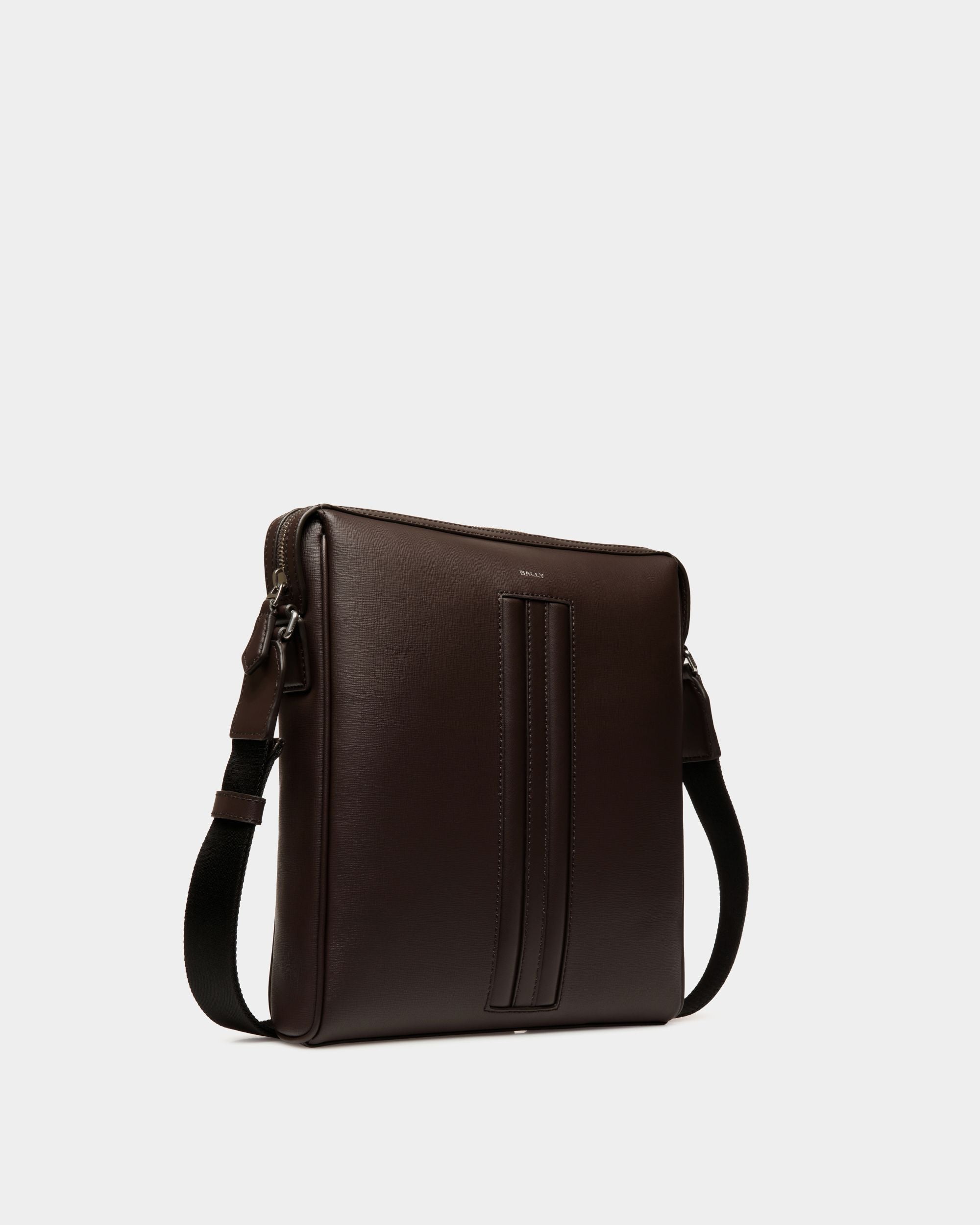 Mythos Umhängetasche Aus Recyceltem Leder In Ebenholzschwarz - Herren - Bally - 03
