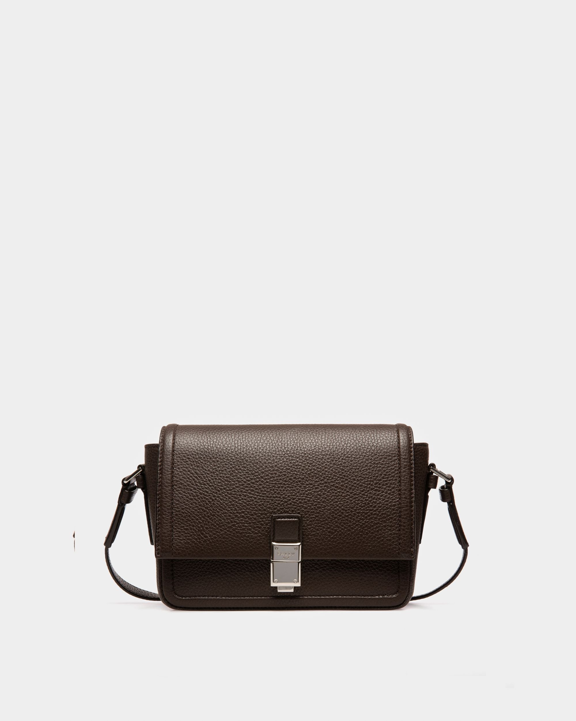 Soltedo Messenger-Tasche Aus Ebenholzbraunem Leder - Herren - Bally - 01