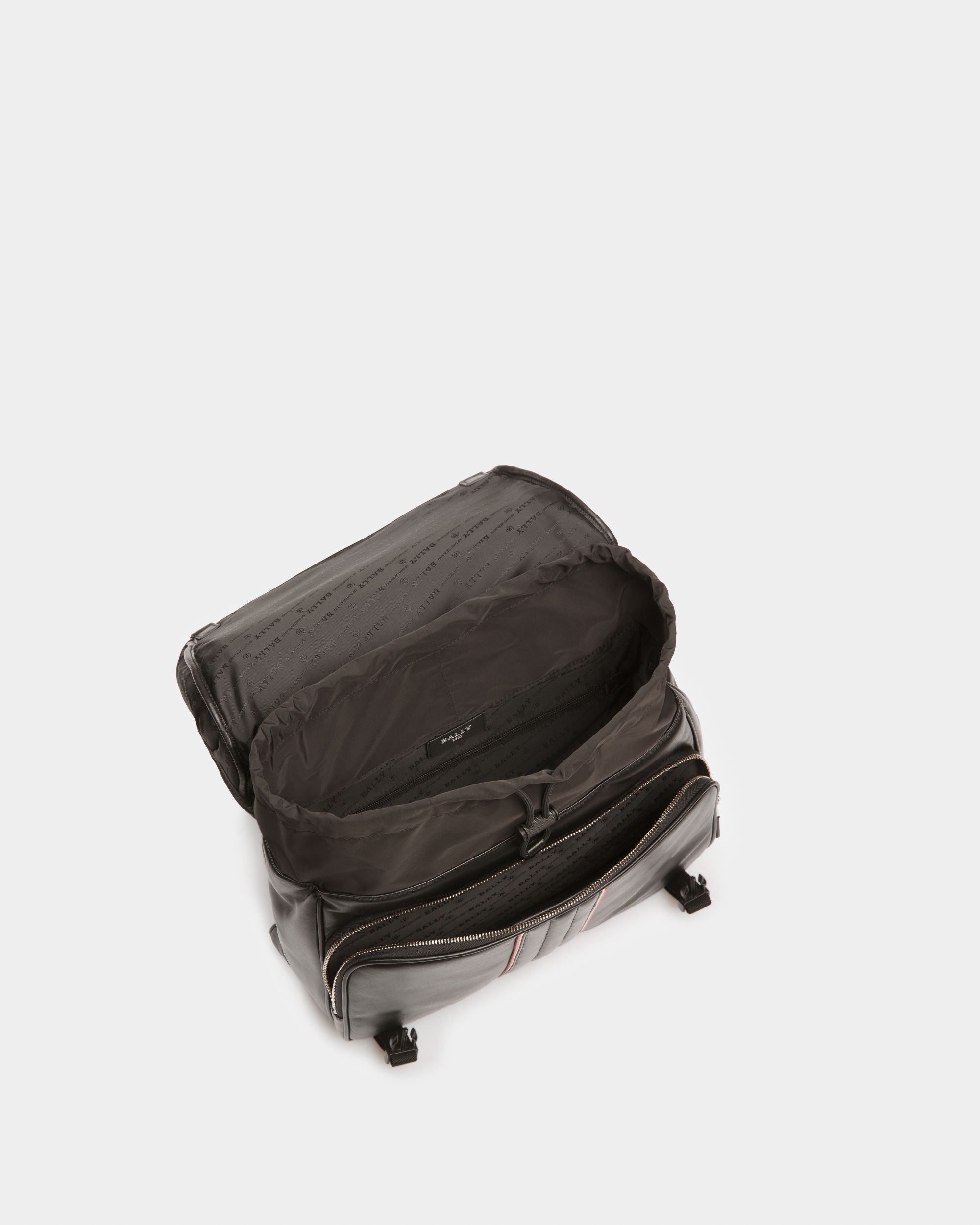 Adil Messenger-Tasche Aus Schwarzem Leder - Herren - Bally - 04