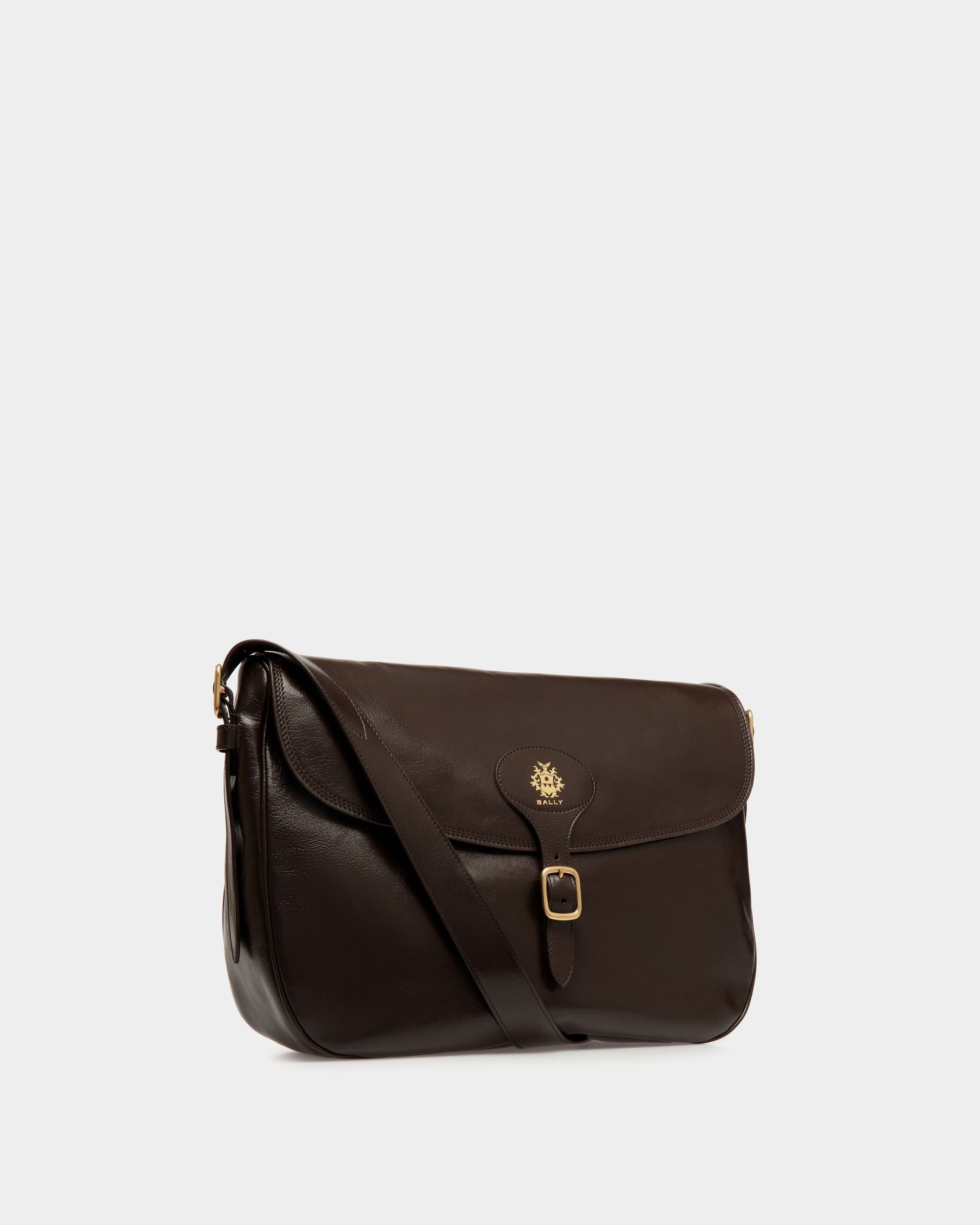 Beckett Umhängetasche Aus Leder In Ebenholzschwarz - Herren - Bally - 02