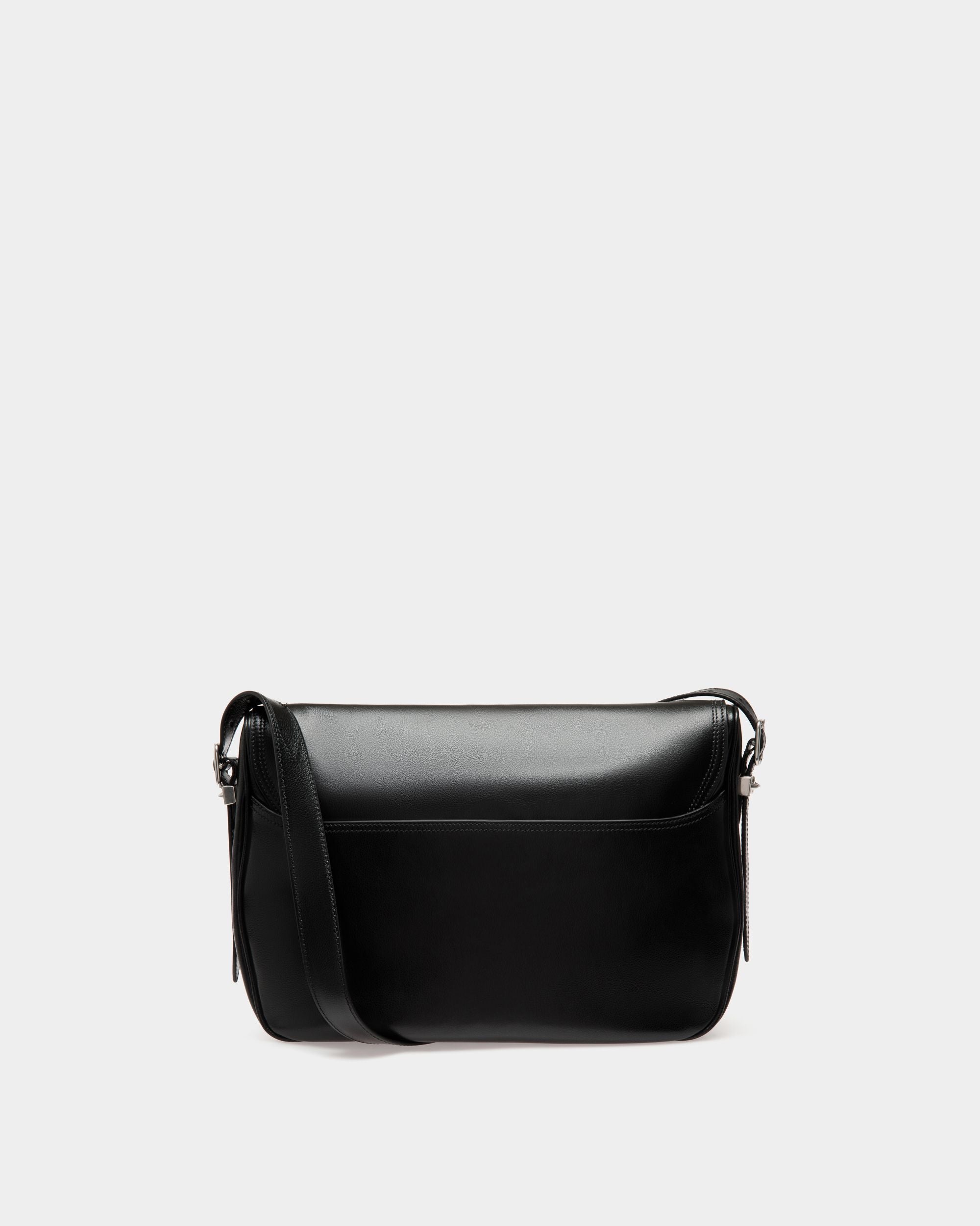 Beckett Umhängetasche Aus Schwarzem Leder Mit Bally Studs - Herren - Bally - 02