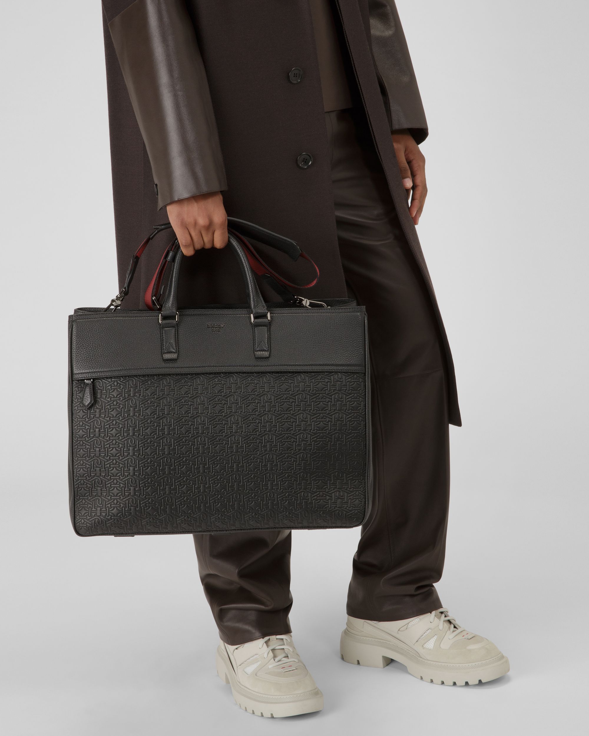 Brako Shopper Aus Schwarzem Leder - Herren - Bally - 03