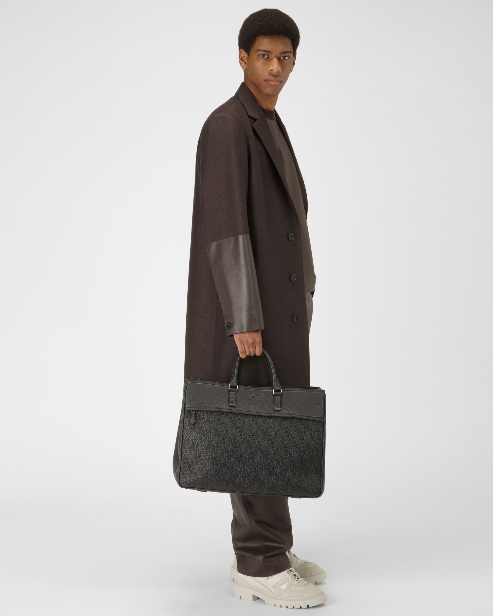 Brako Shopper Aus Schwarzem Leder - Herren - Bally - 06