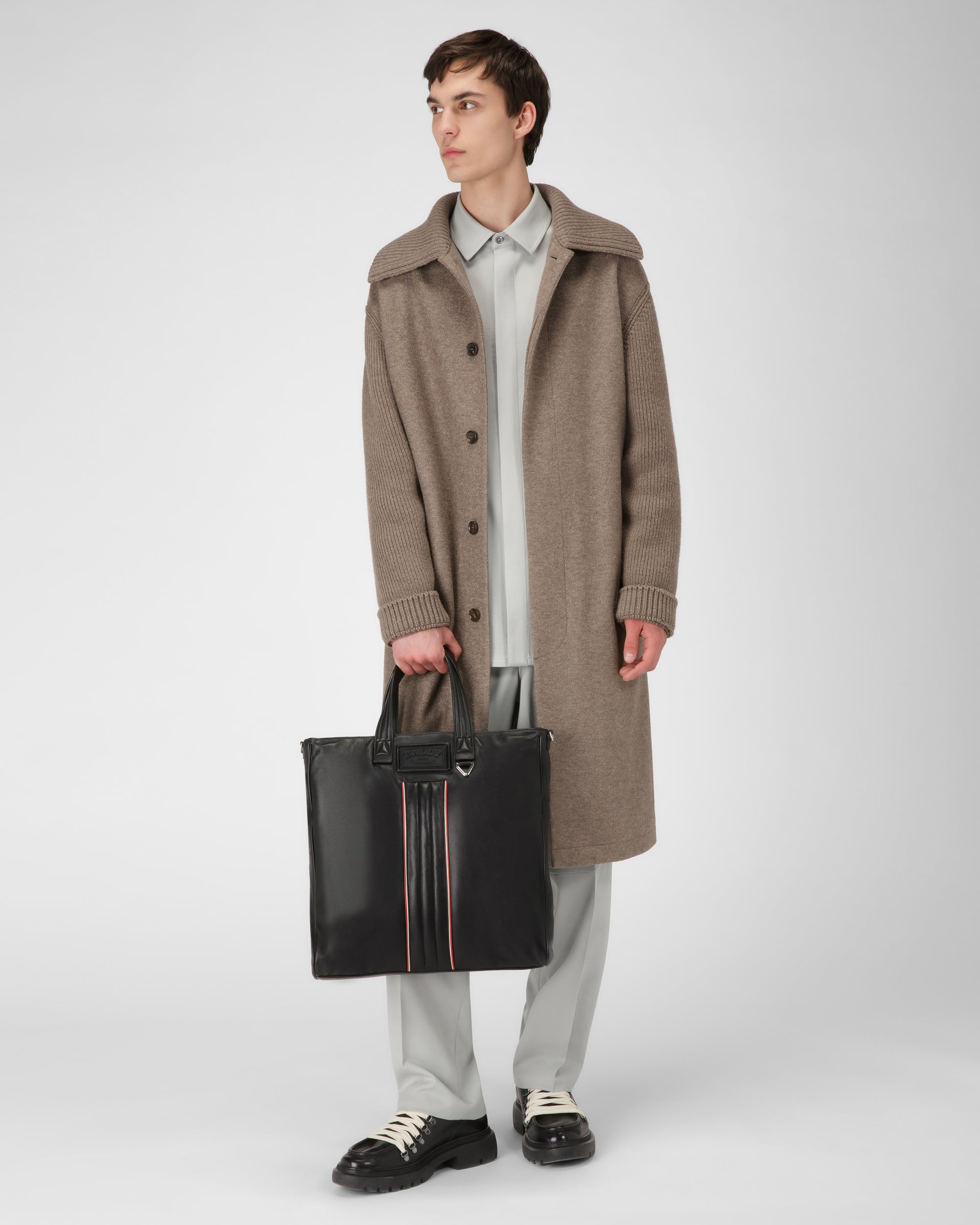Arienn Shopper Aus Schwarzem Leder - Herren - Bally - 06