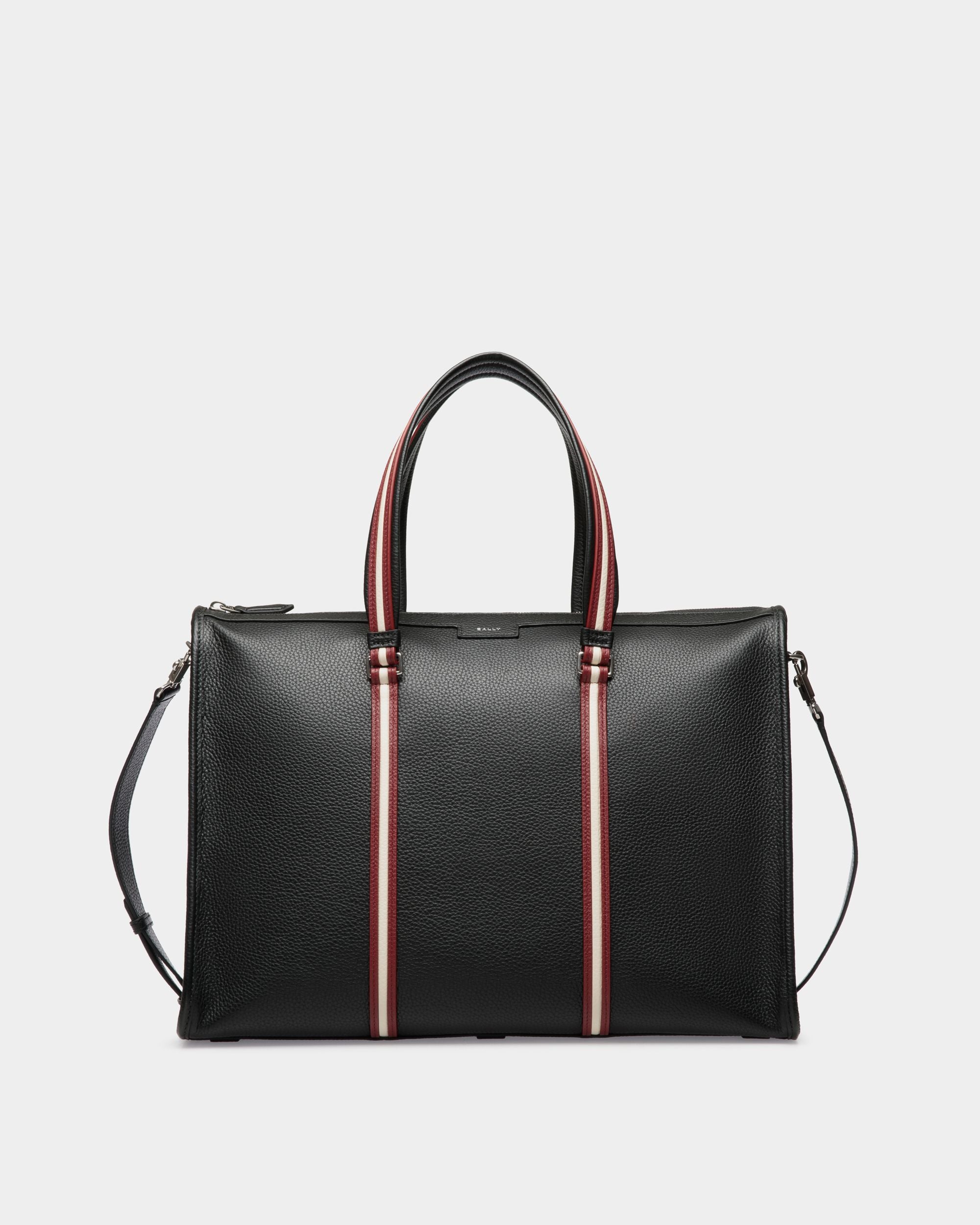 Code Tragetasche Aus Leder In Schwarz Mit Reißverschluss - Herren - Bally - 01