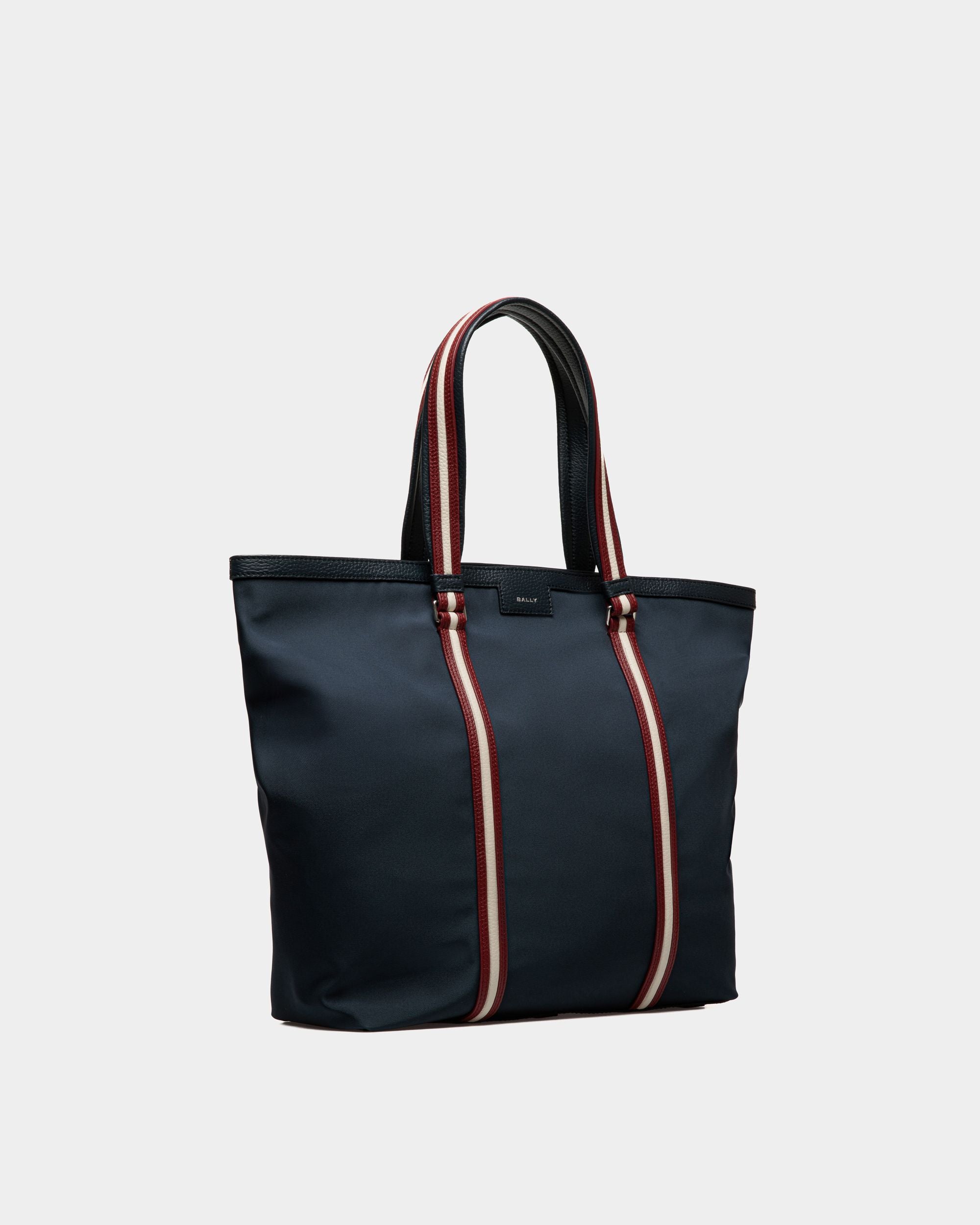 Code Tote In Blue Nylon - Herren - Bally - 03