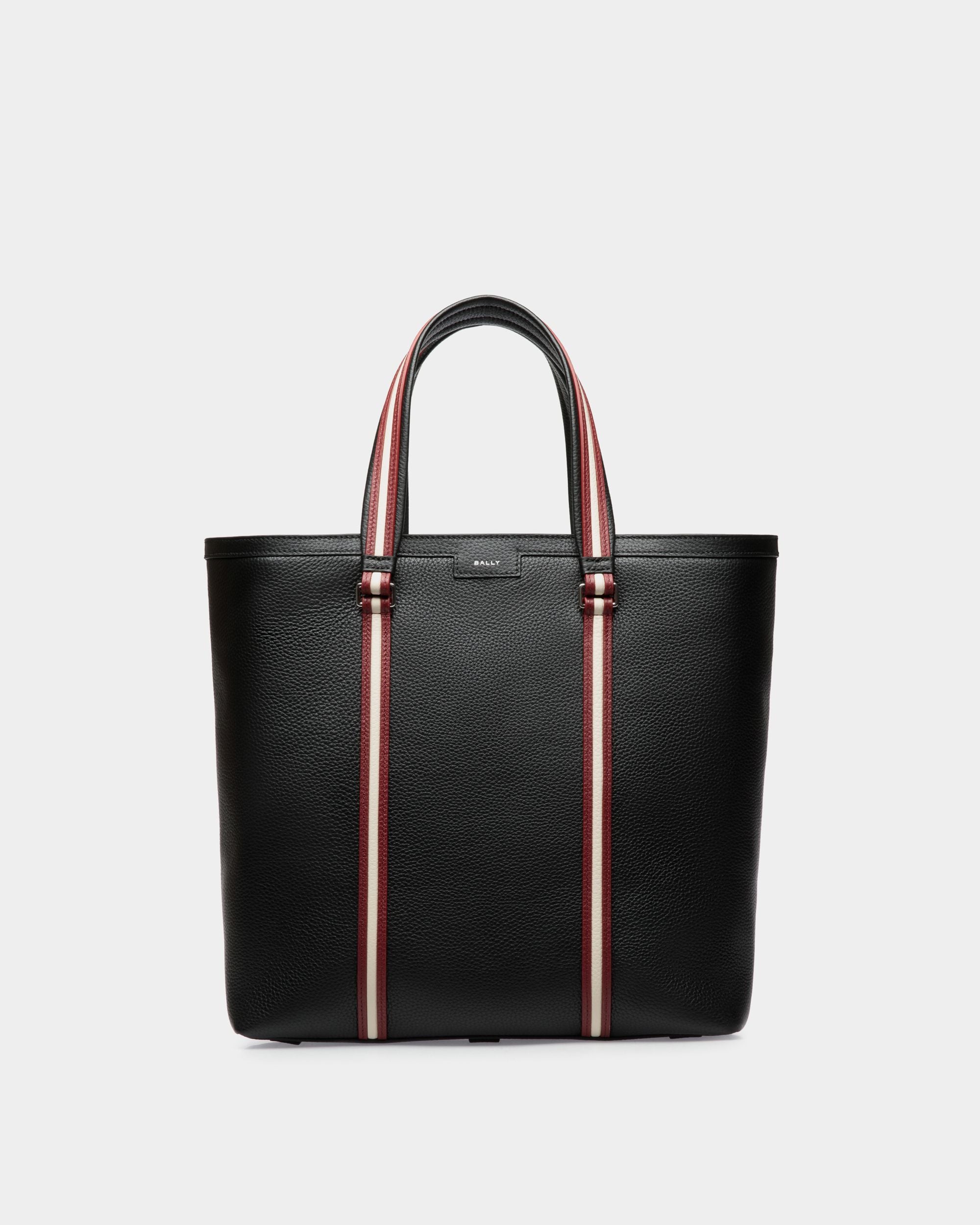 Code Tragetasche Aus Leder In Schwarz - Herren - Bally - 01