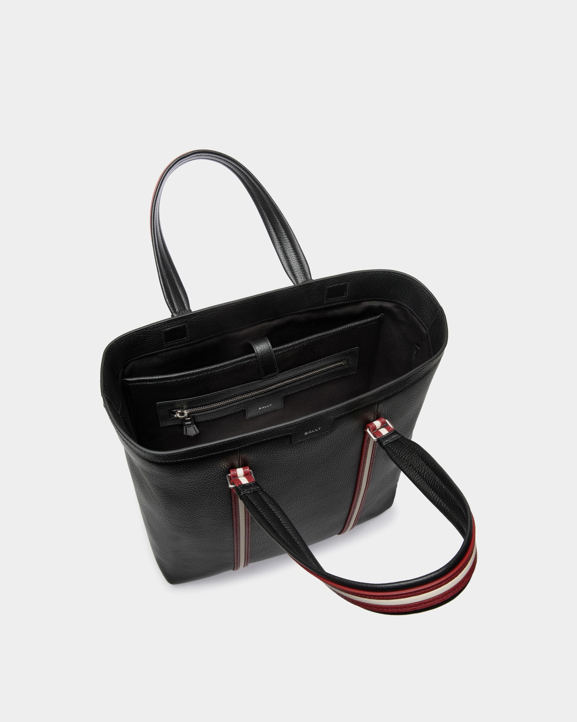 Code Tragetasche Aus Leder In Schwarz - Herren - Bally - 04