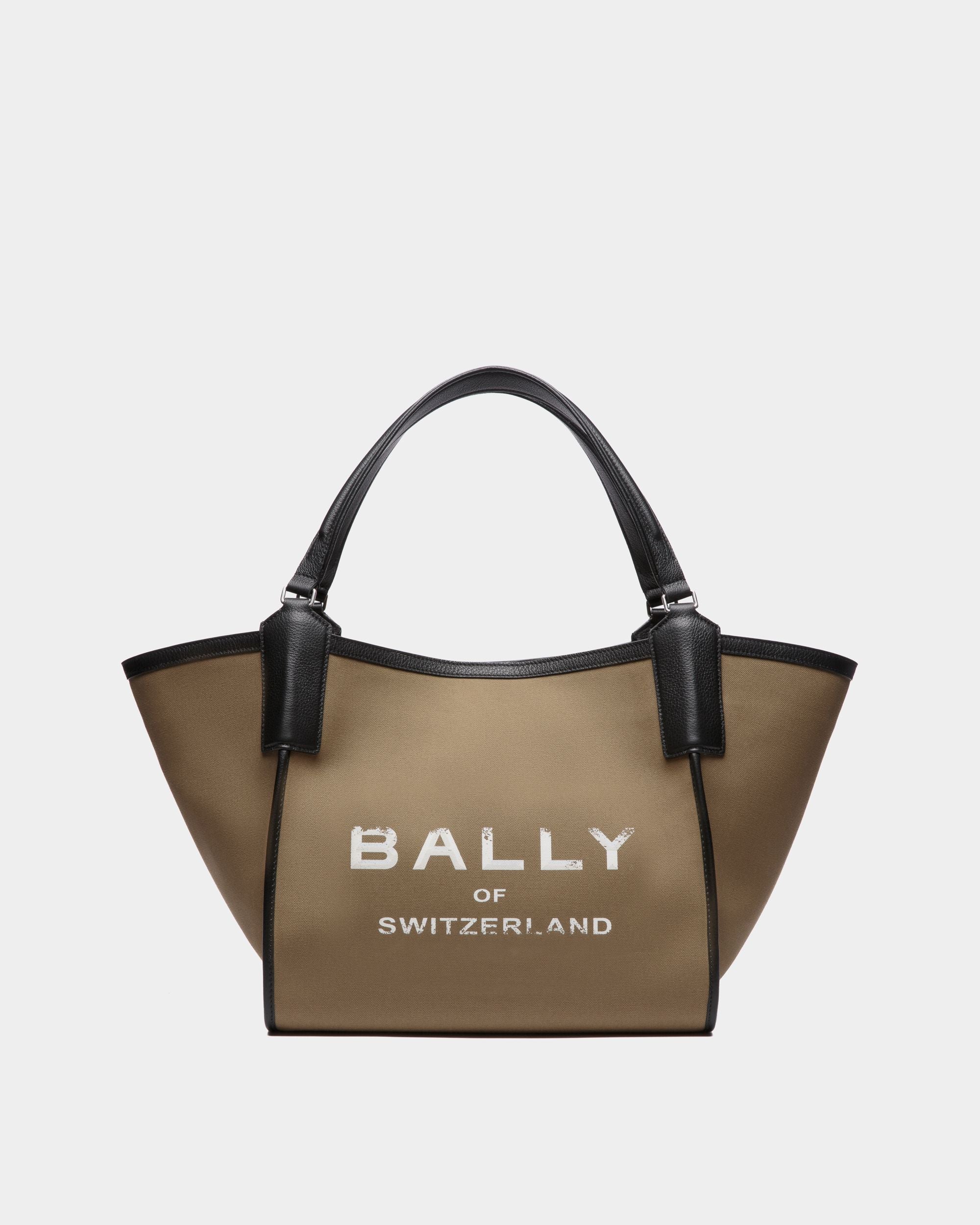 Arkle Tragetasche Aus Canvas In Khaki - Herren - Bally - 01