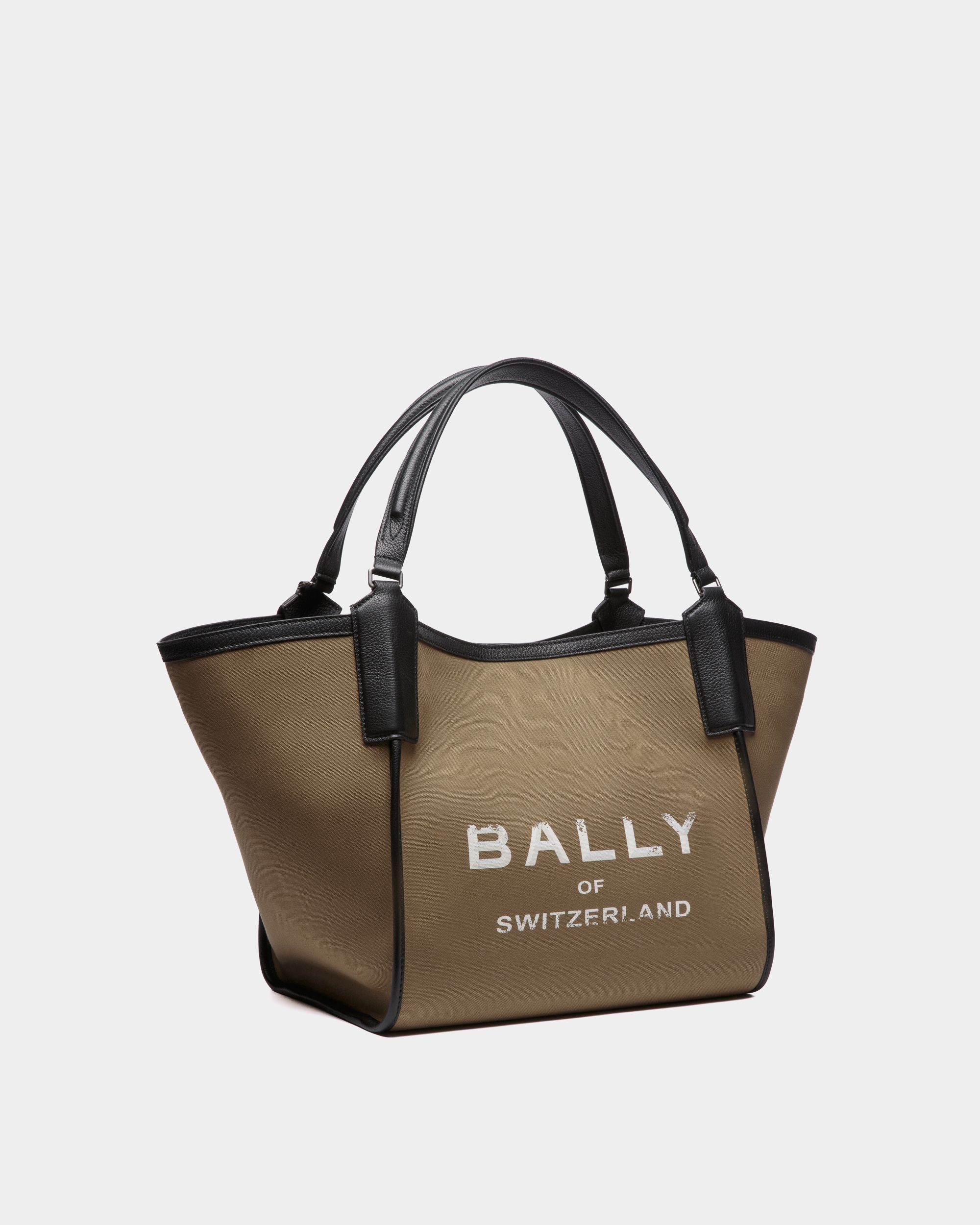 Arkle Tragetasche Aus Canvas In Khaki - Herren - Bally - 03