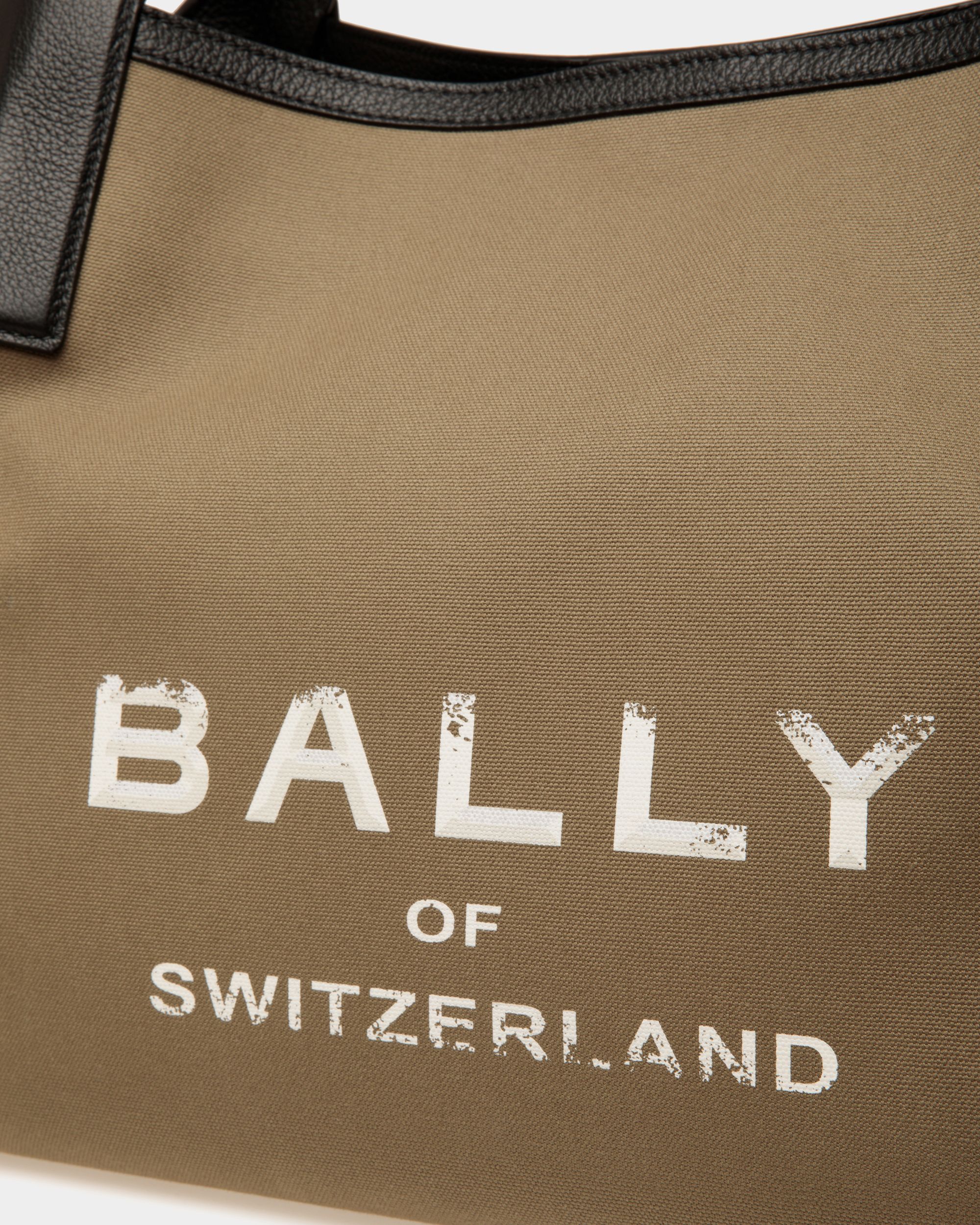 Arkle Tragetasche Aus Canvas In Khaki - Herren - Bally - 05