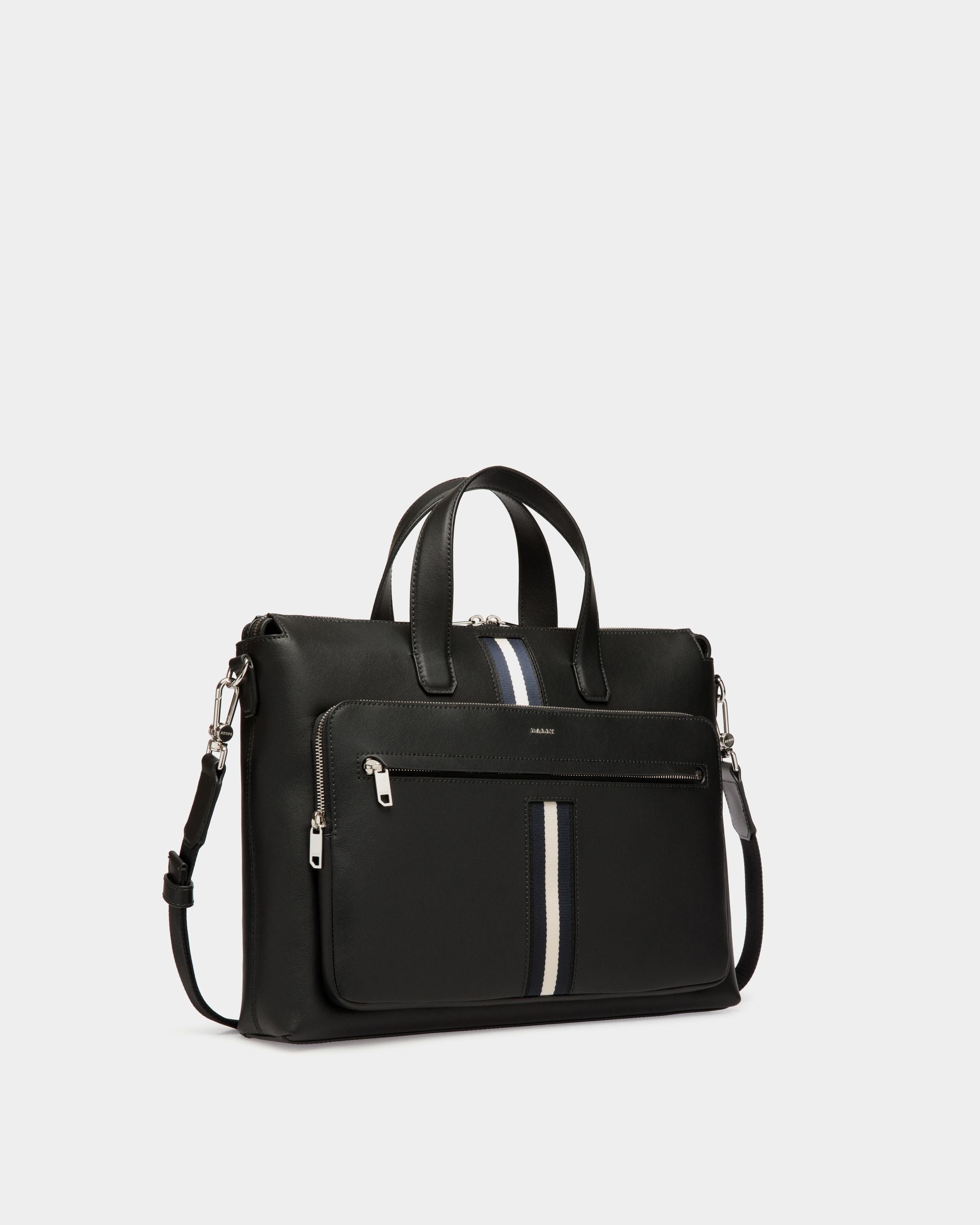 Aktentasche Aus Leder In Schwarz - Herren - Bally - 03