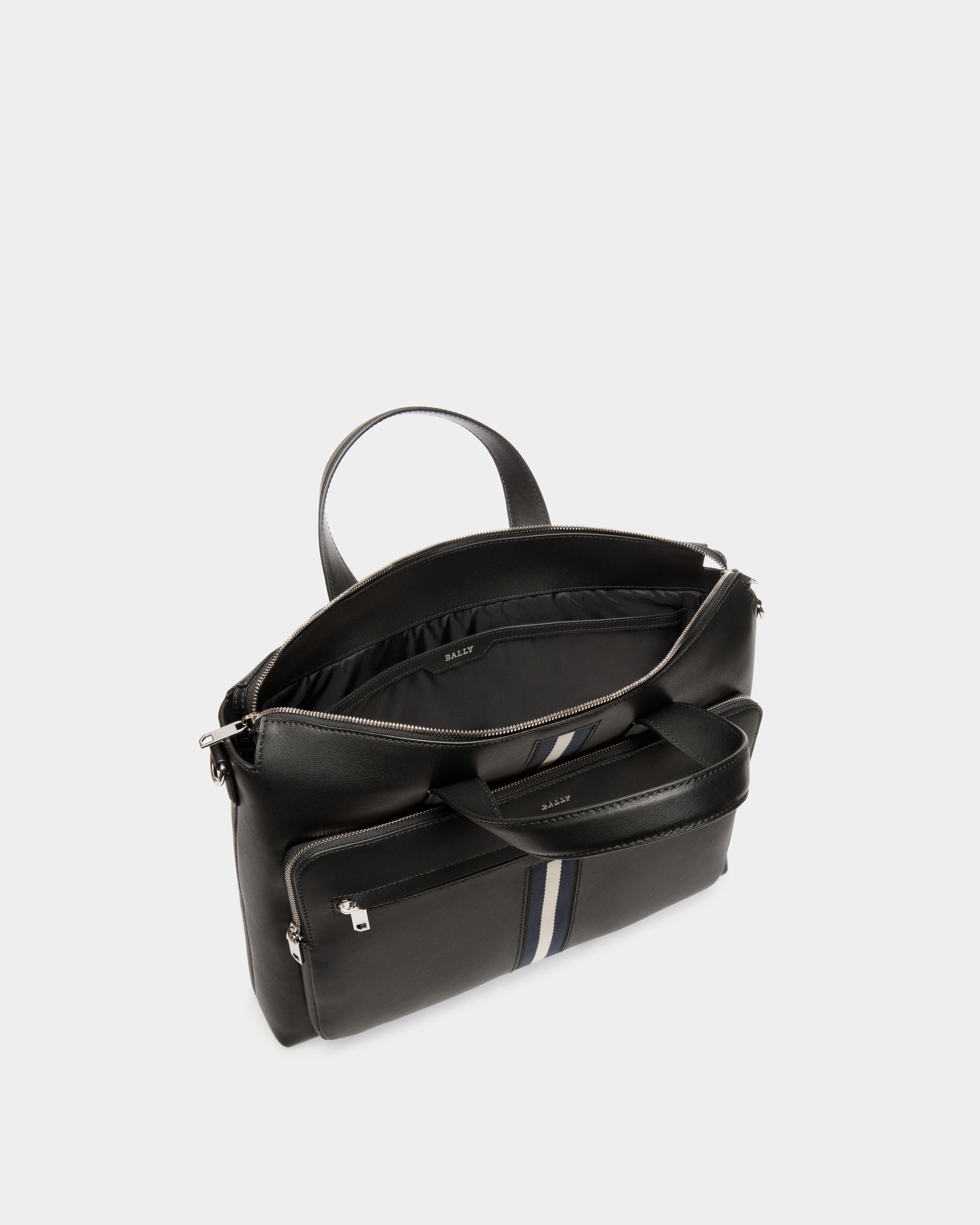 Aktentasche Aus Leder In Schwarz - Herren - Bally - 04