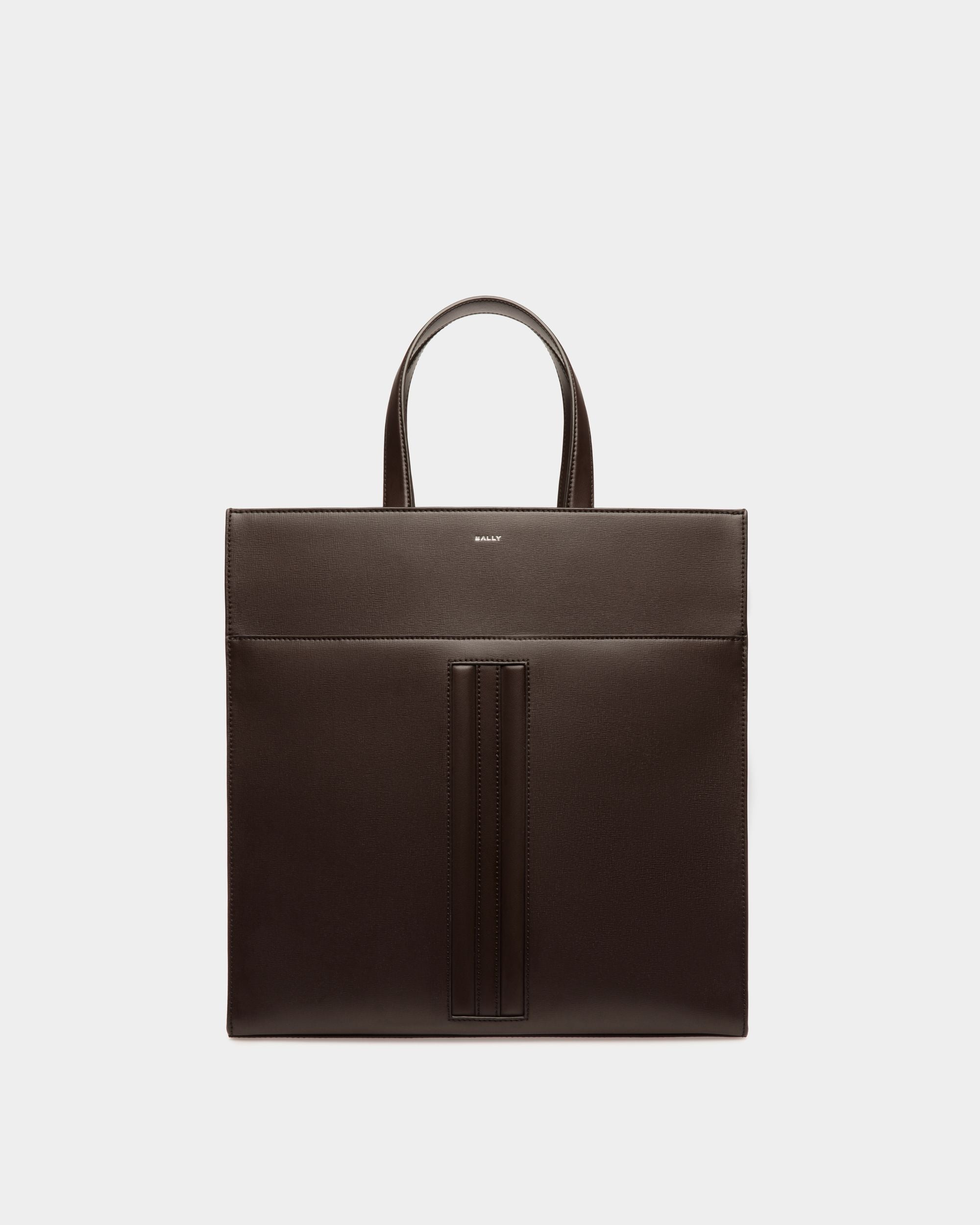 Mythos Tragetasche Aus Recyceltem Leder In Ebenholz - Herren - Bally - 01