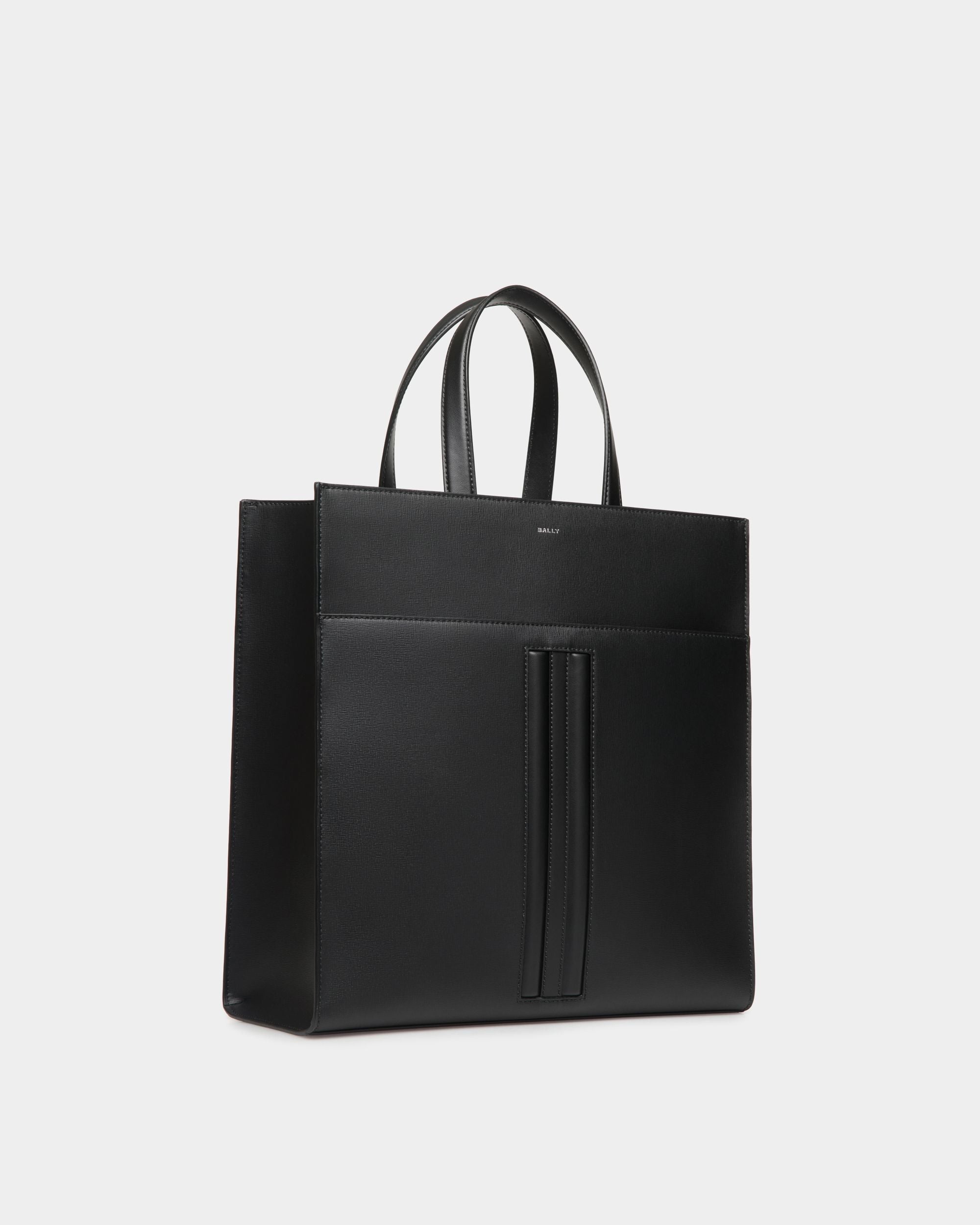 Mythos Tragetasche Aus Recyceltem Leder In Schwarz - Herren - Bally - 03