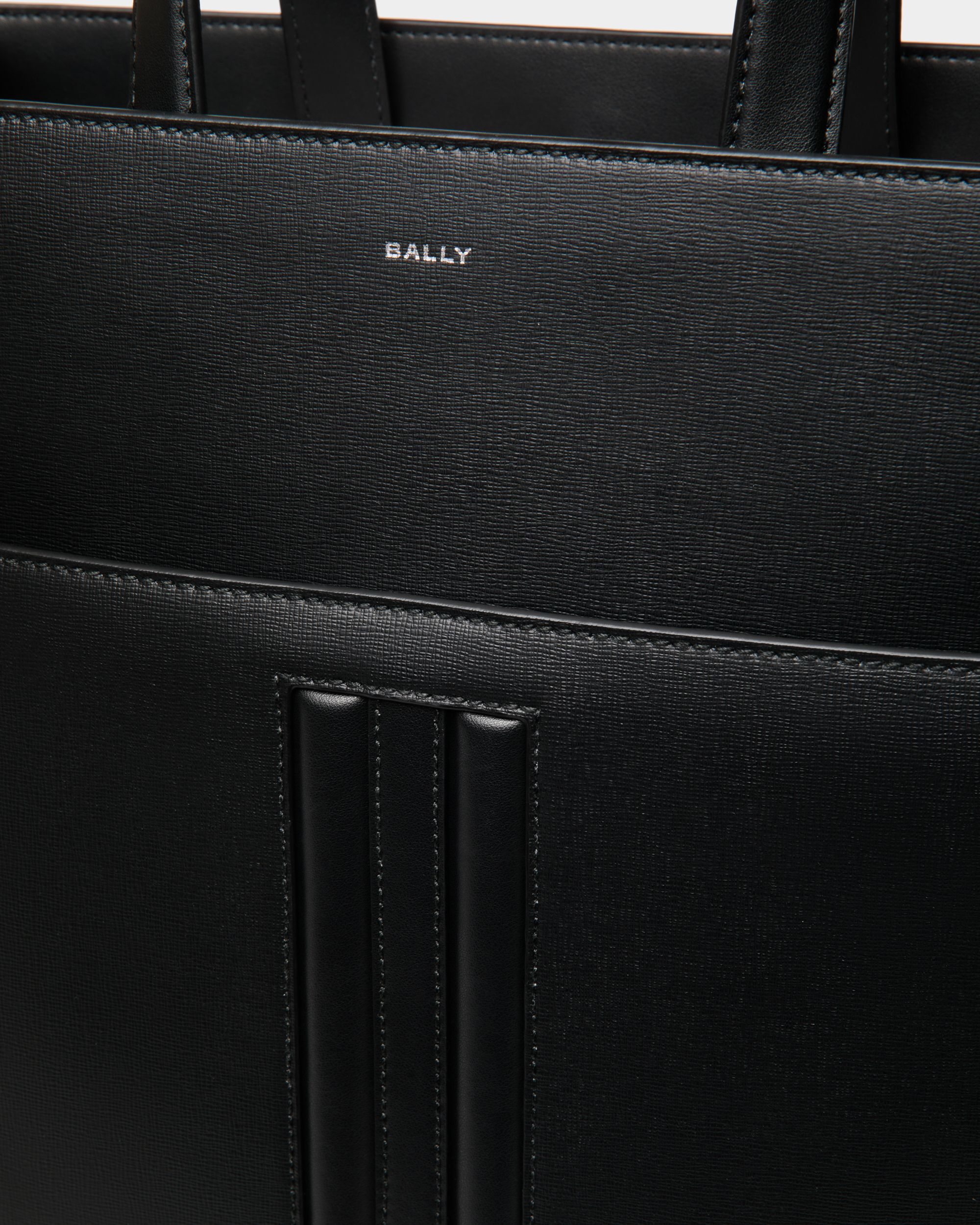Mythos Tragetasche Aus Recyceltem Leder In Schwarz - Herren - Bally - 05