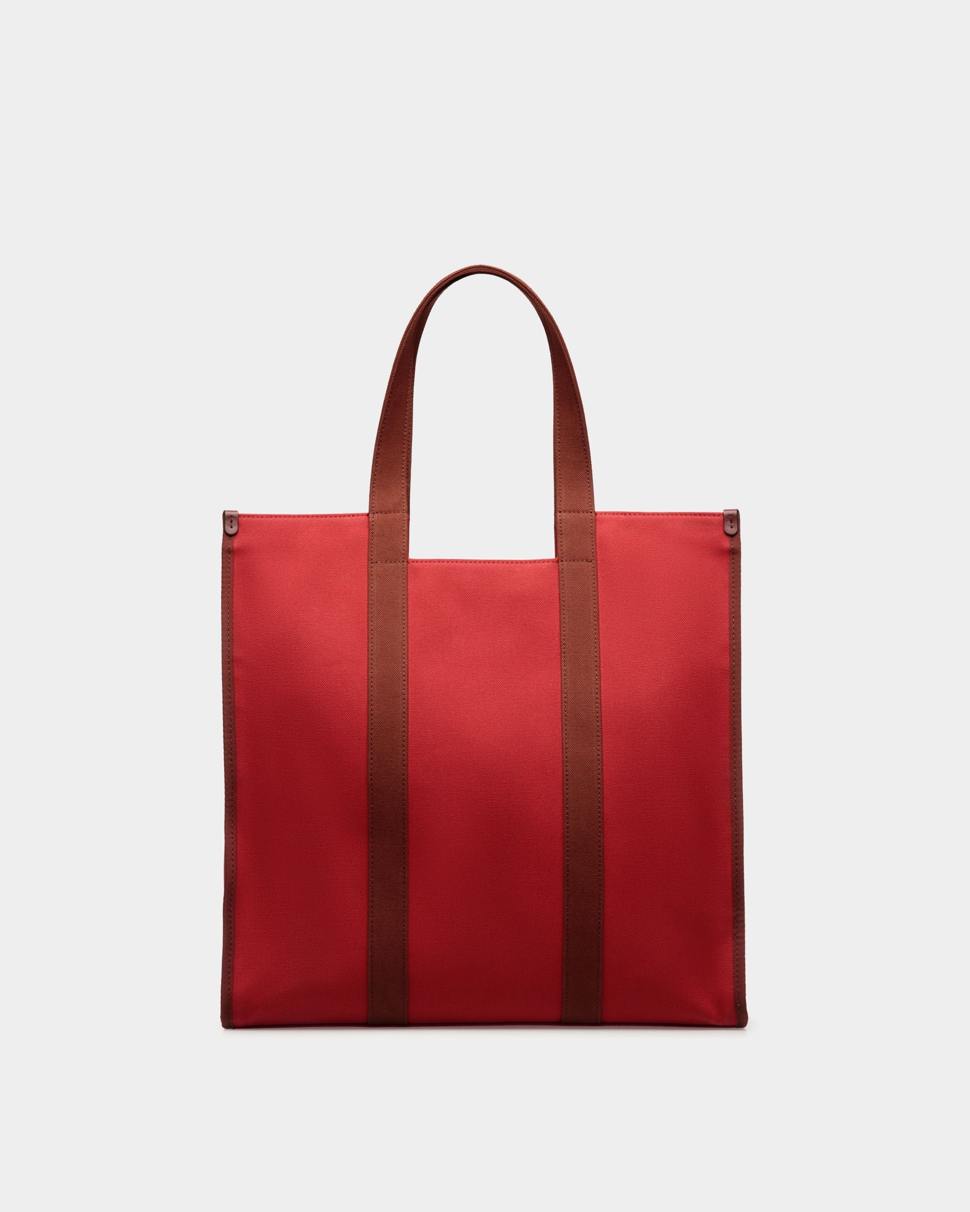 Easy Bally Tragetasche Aus Baumwollcanvas In Candy Red - Herren - Bally - 02