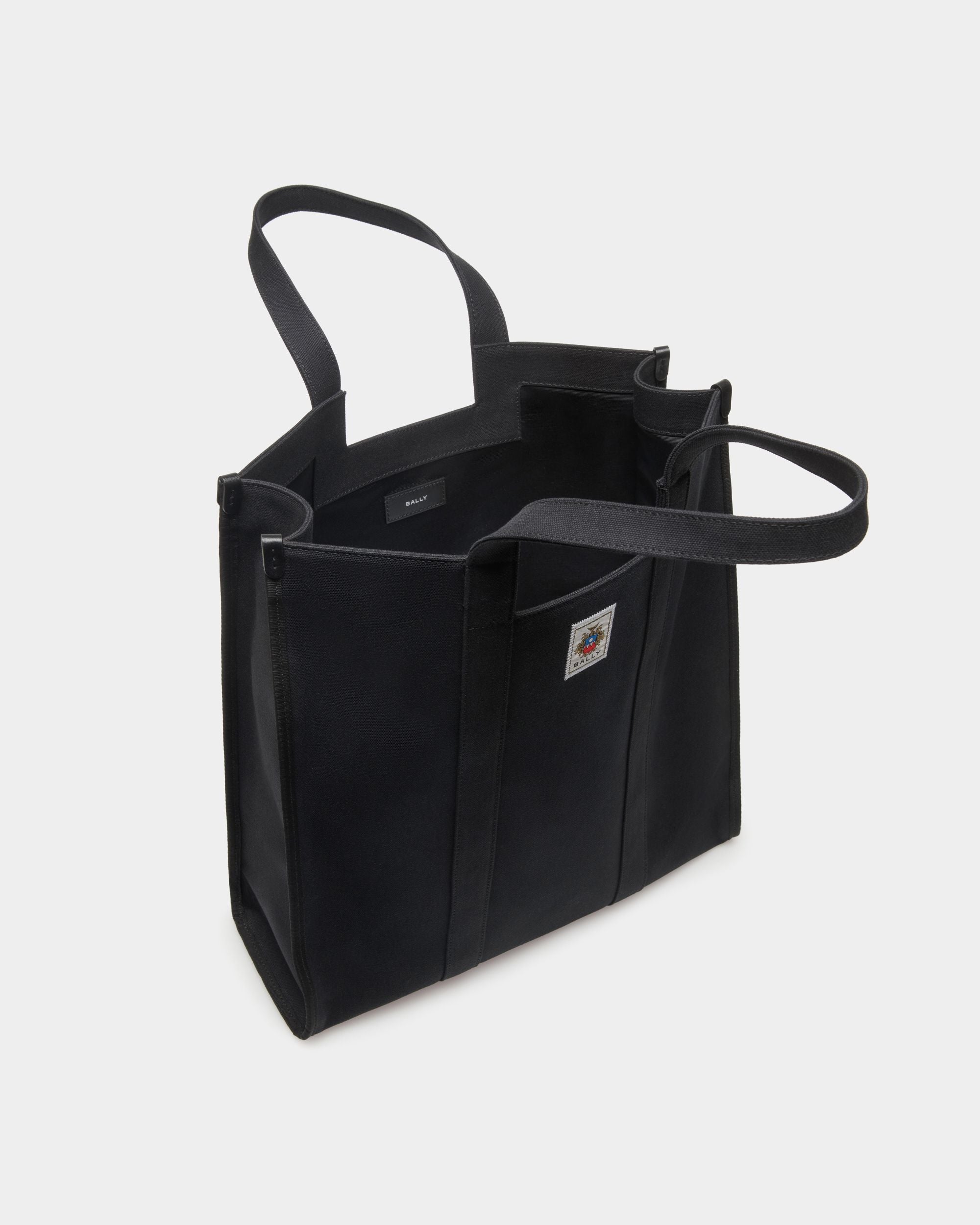 Easy Bally Tragetasche Aus Baumwollcanvas In Schwarz - Herren - Bally - 04