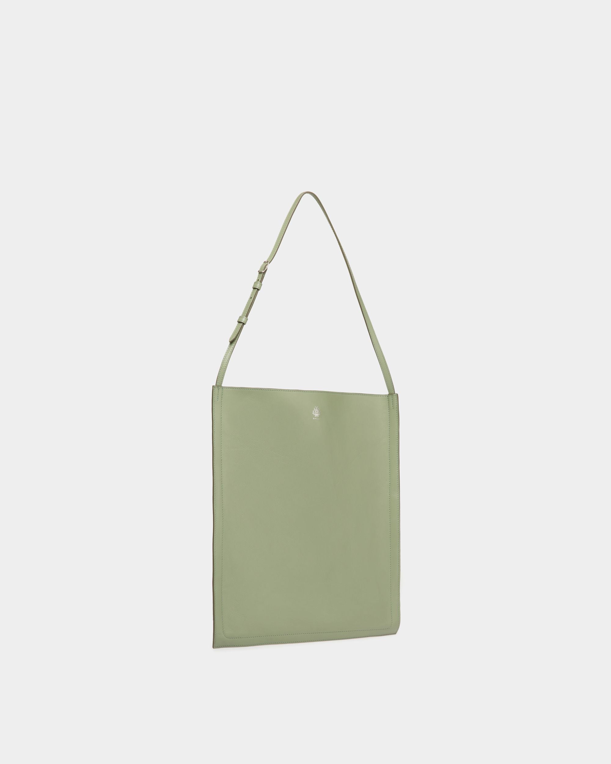 Beckett Tragetasche Aus Leder In Olive Green - Herren - Bally - 04