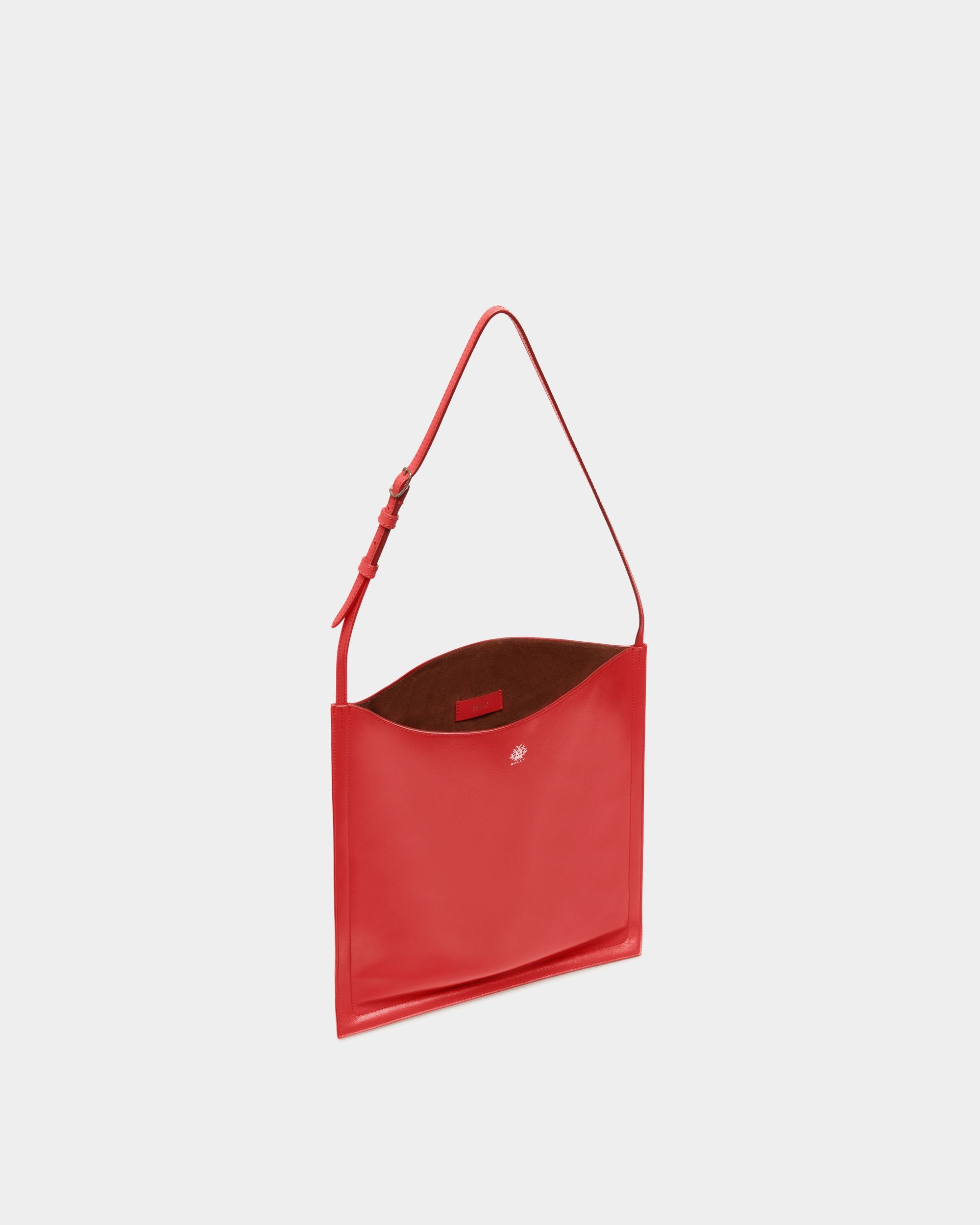 Beckett Tragetasche Aus Leder In Rot - Herren - Bally - 04